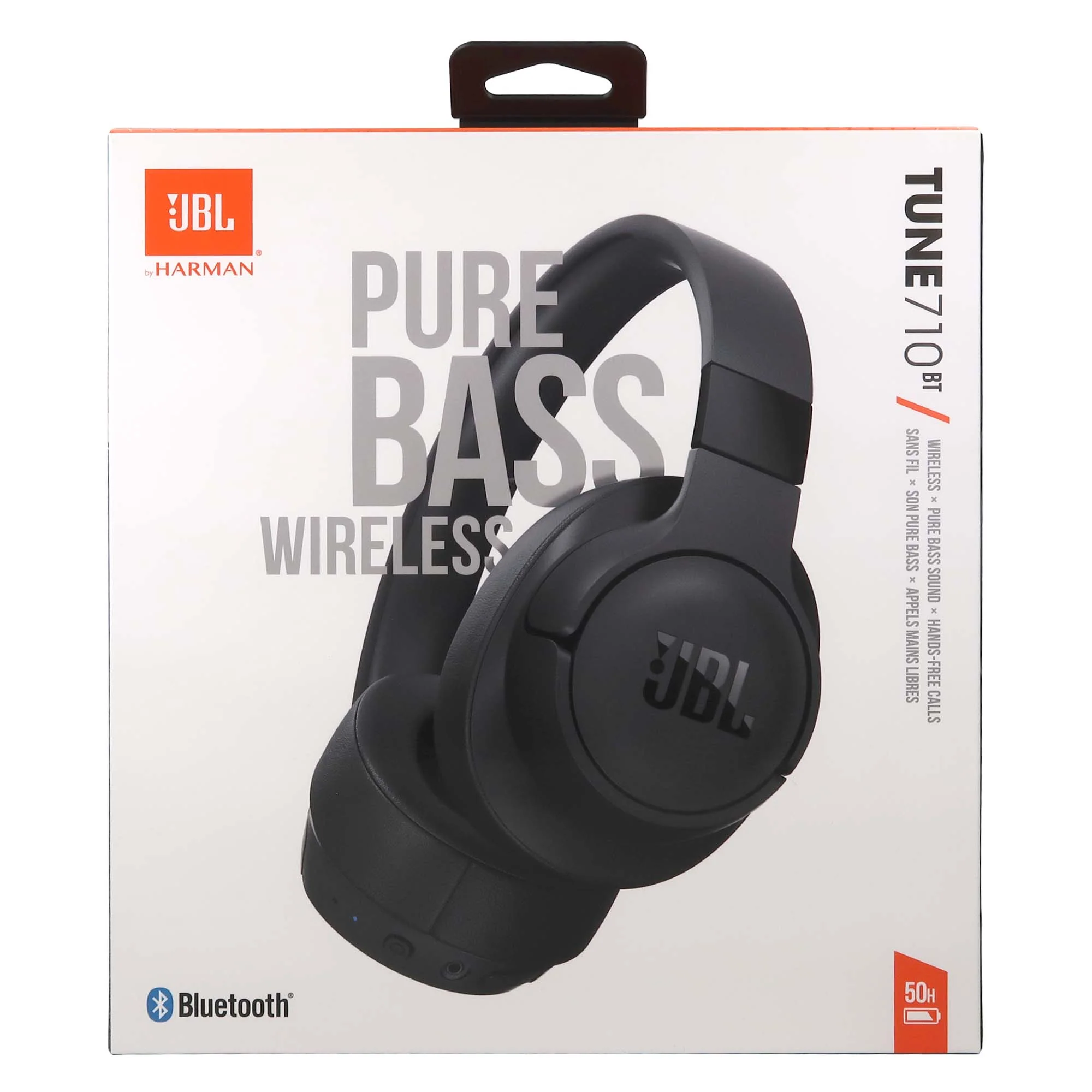 JBL Tune 710BT Wireless Over-Ear Headphones (Black) - Image 5