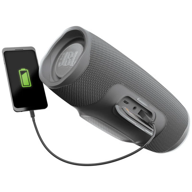 JBL Charge 4 Portable Wireless Bluetooth Waterprrof Speaker (Gray Stone) - Image 4