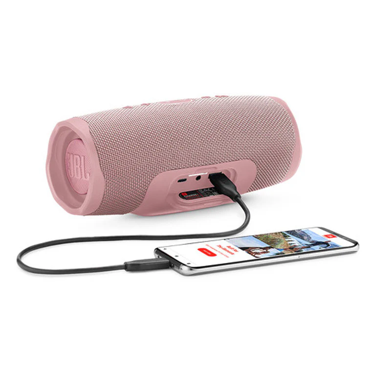 JBL Charge 4 Portable Wireless Bluetooth Waterprrof Speaker (Dusty Pink) - Image 8