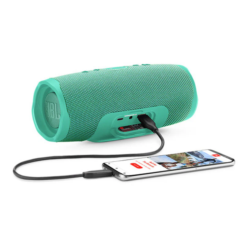 JBL Charge 4 Portable Wireless Bluetooth Waterprrof Speaker (Teal) - Image 8