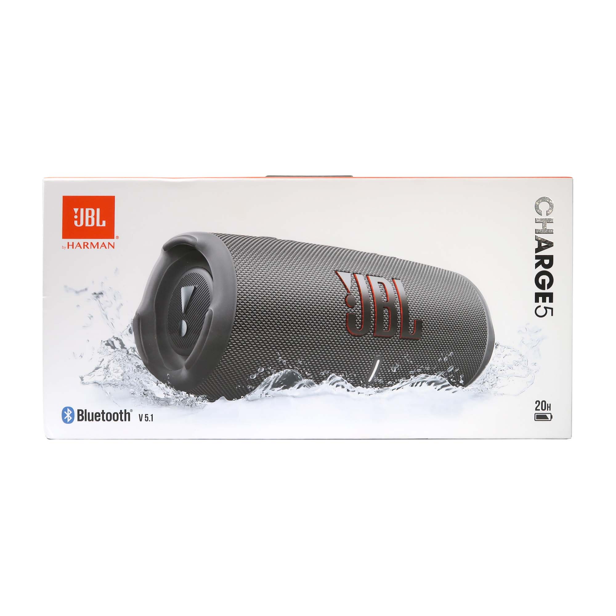 2x JBL Charge 5 Portable Bluetooth Waterproof Speaker (Gray) - Image 6