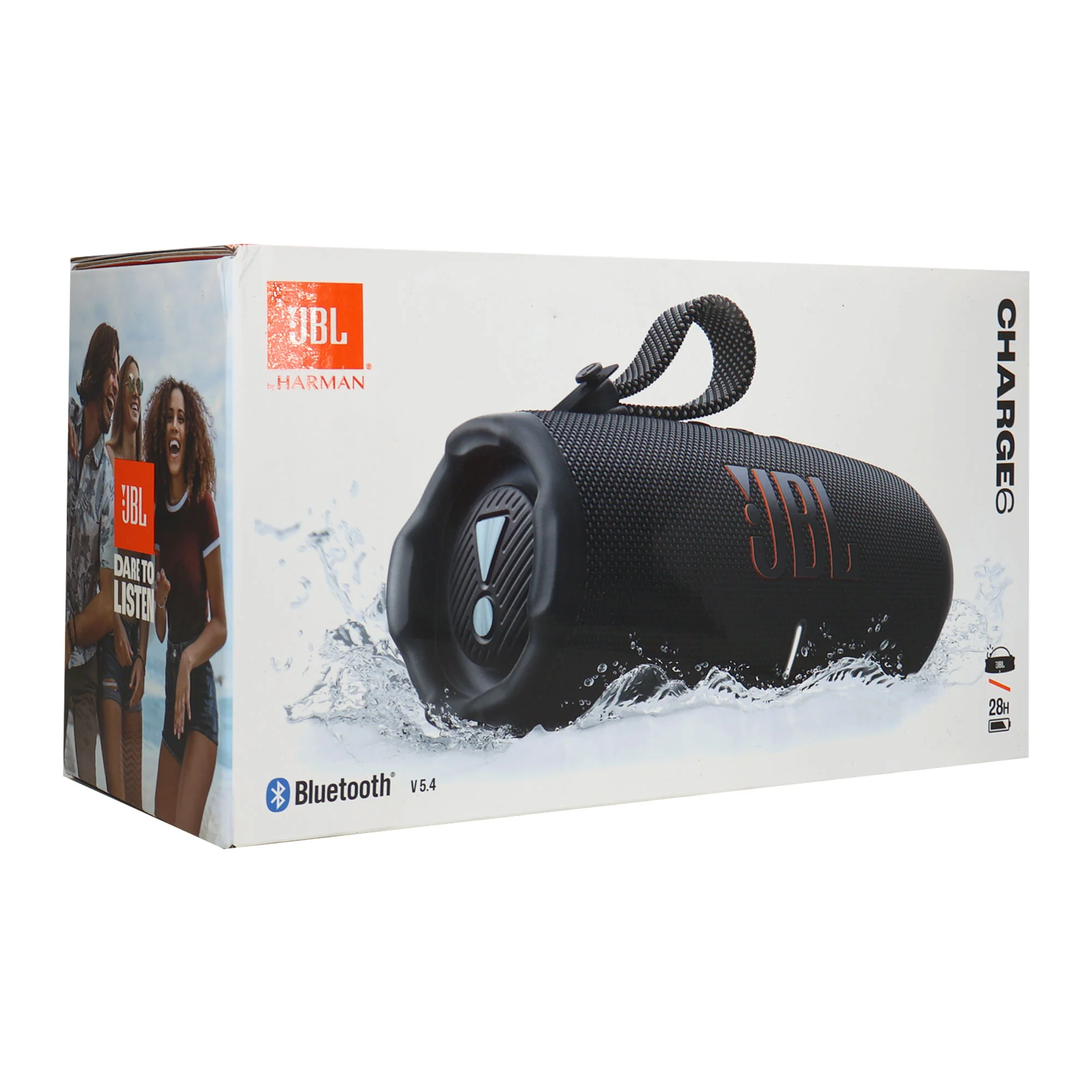 JBL Charge 6 Portable Waterproof Bluetooth Speaker (Black) - Image 7