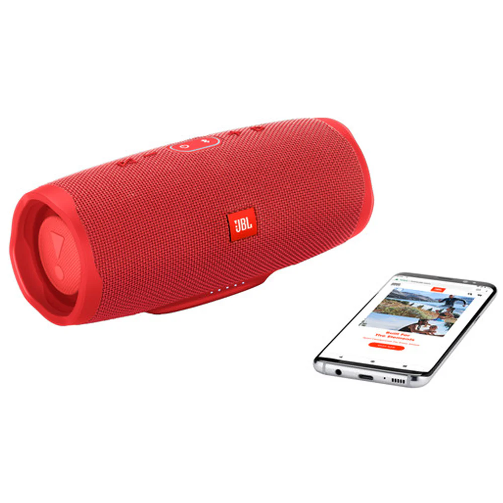 JBL Charge 4 Portable Bluetooth Waterproof 20Hrs Playtime Speaker Red - Image 8