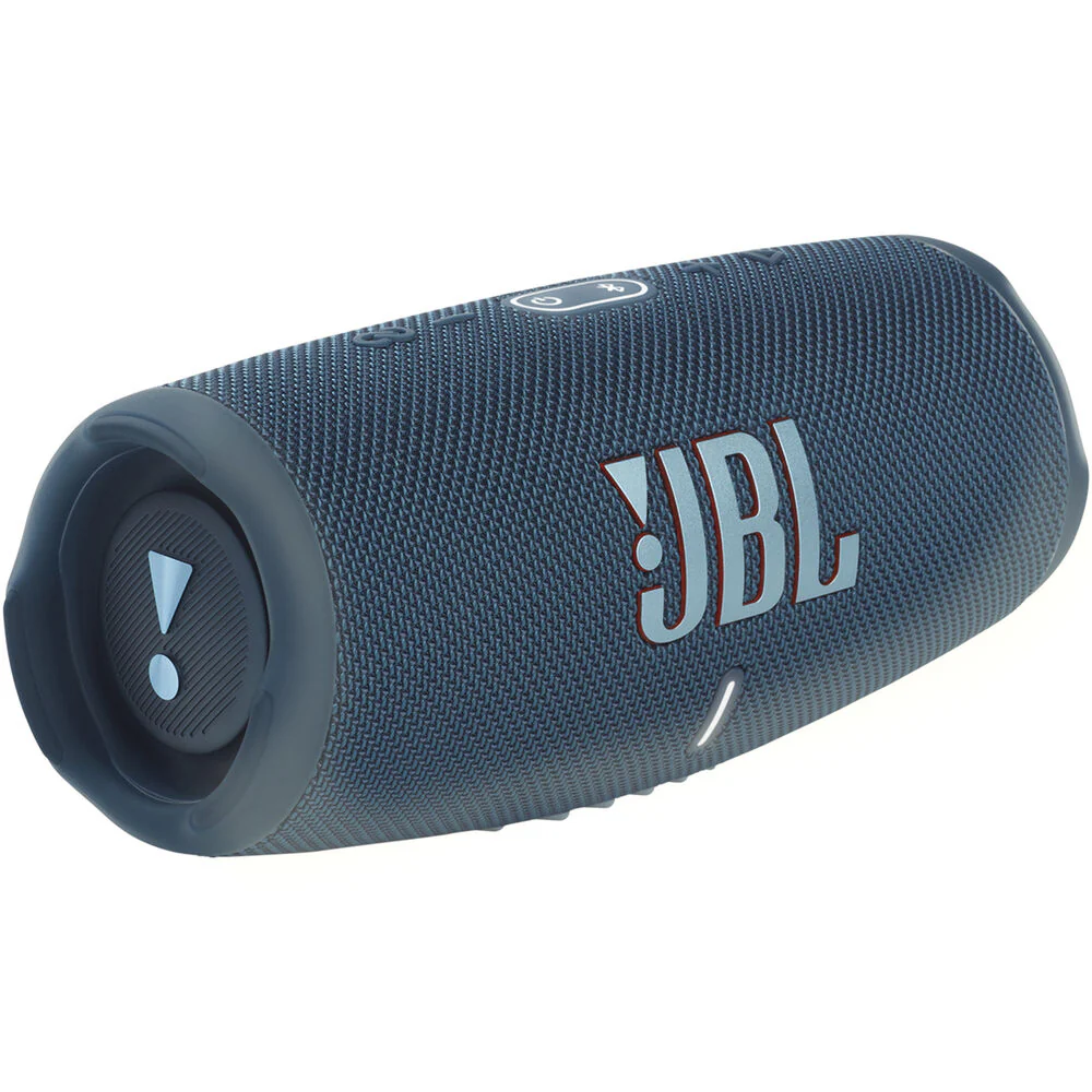 2x JBL Charge 5 Portable Waterproof Bluetooth Speaker with Powerbank Blue - Image 2