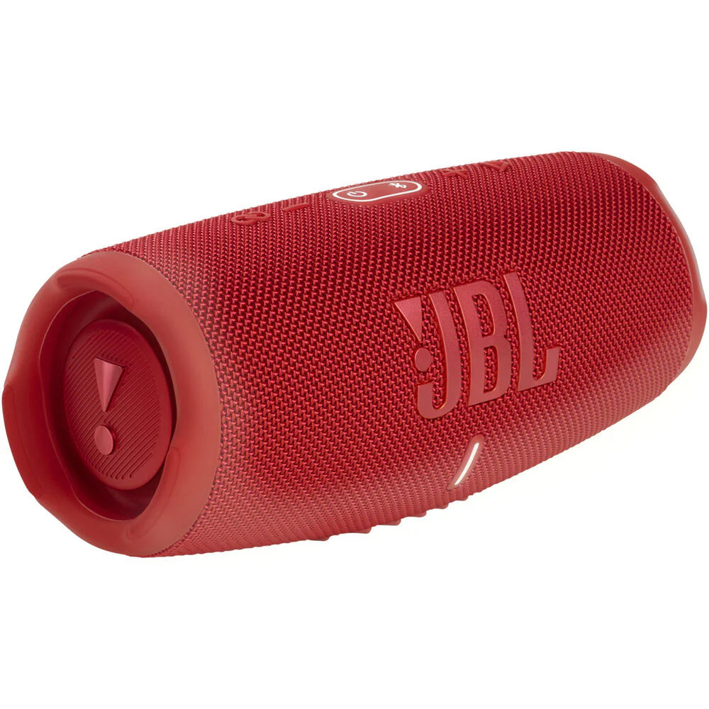 2x JBL Charge 5 Portable Waterproof Bluetooth Speaker with Powerbank Red - Image 2