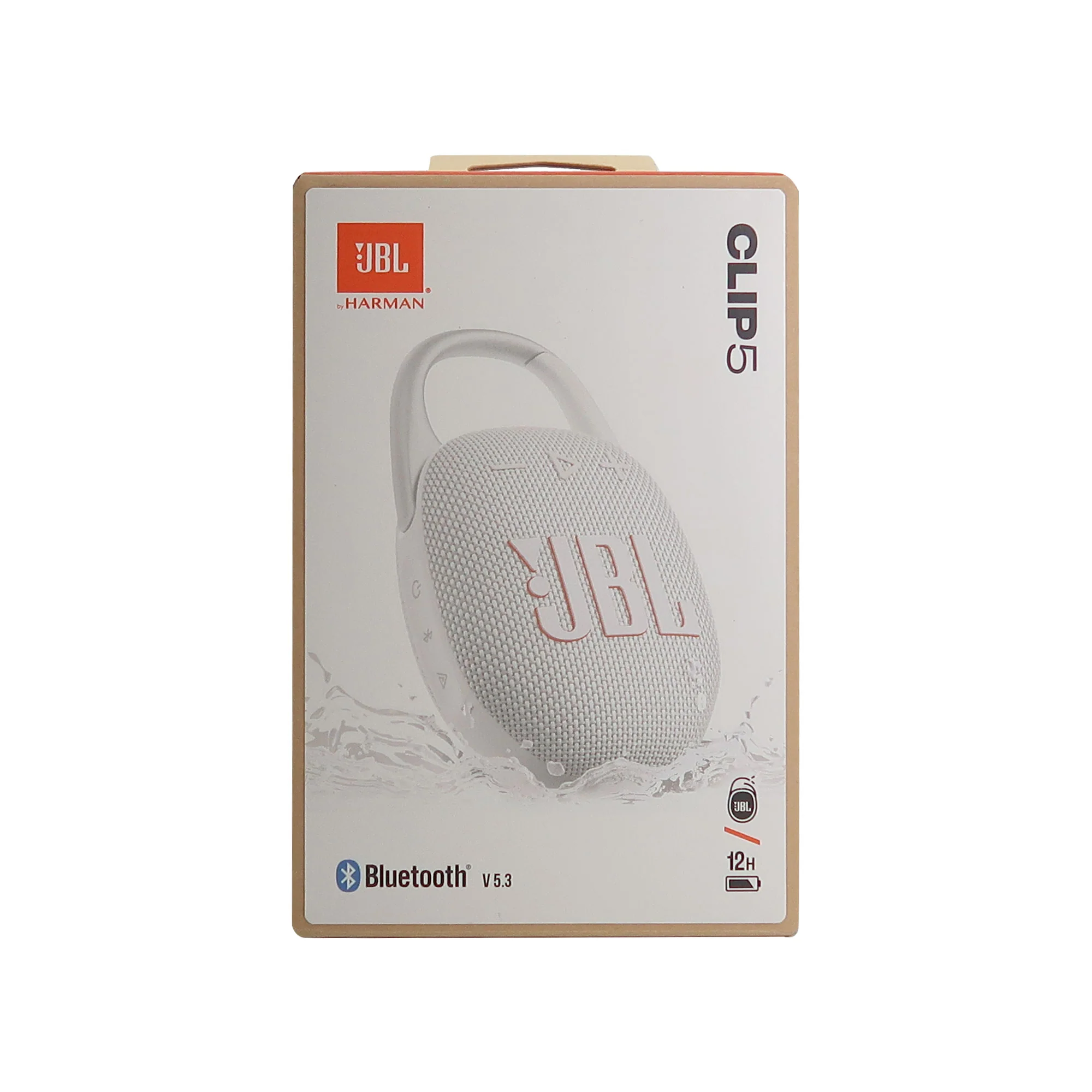 JBL Clip 5 Portable Waterproof Wireless Speakers (White) - 2 Units - Image 7