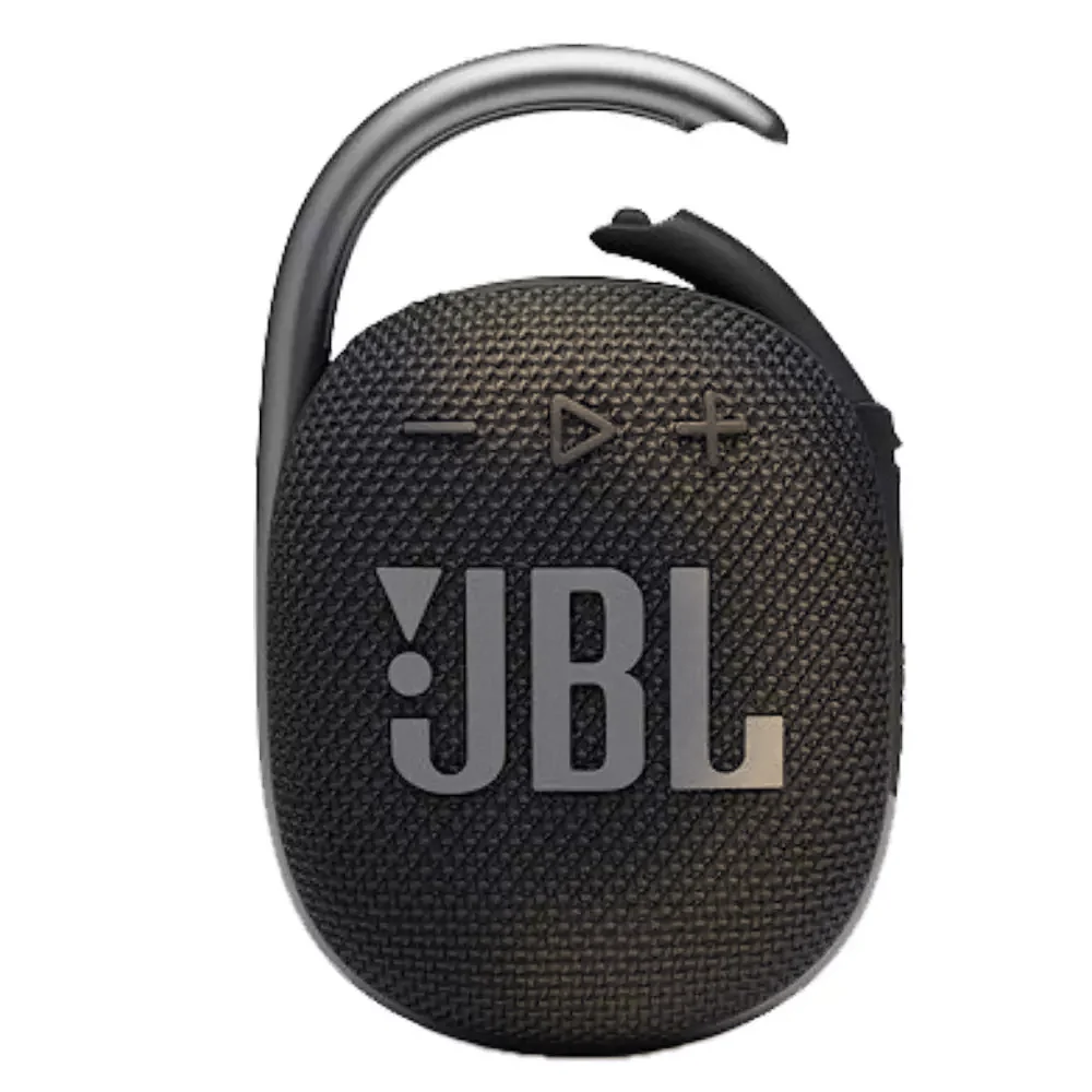 JBL Clip 4 Portable Bluetooth Waterproof Speaker (Black) with Soft Pouch Bag - Image 2