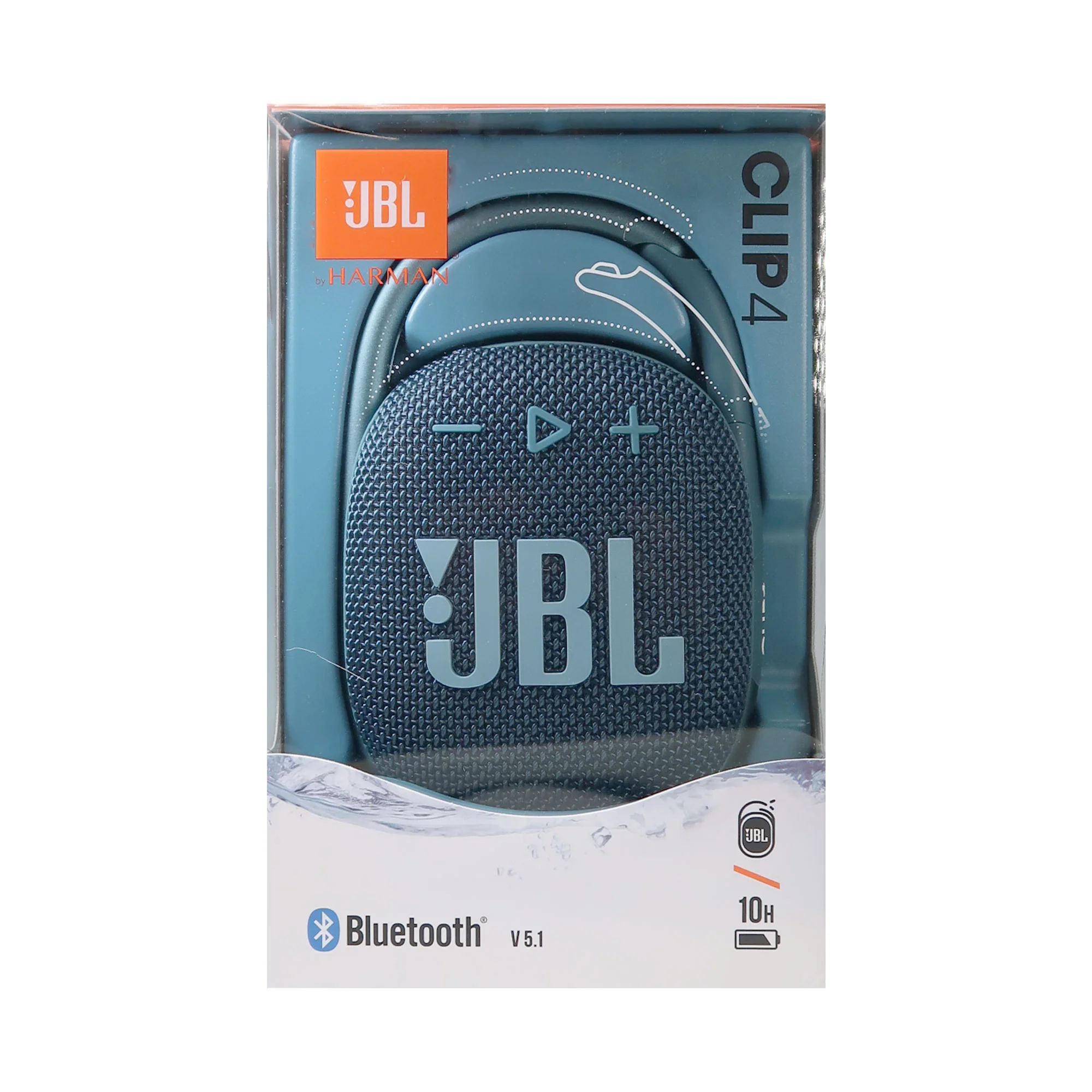 2x JBL Clip 4 Portable Bluetooth Waterproof Speaker (Blue) - Image 6