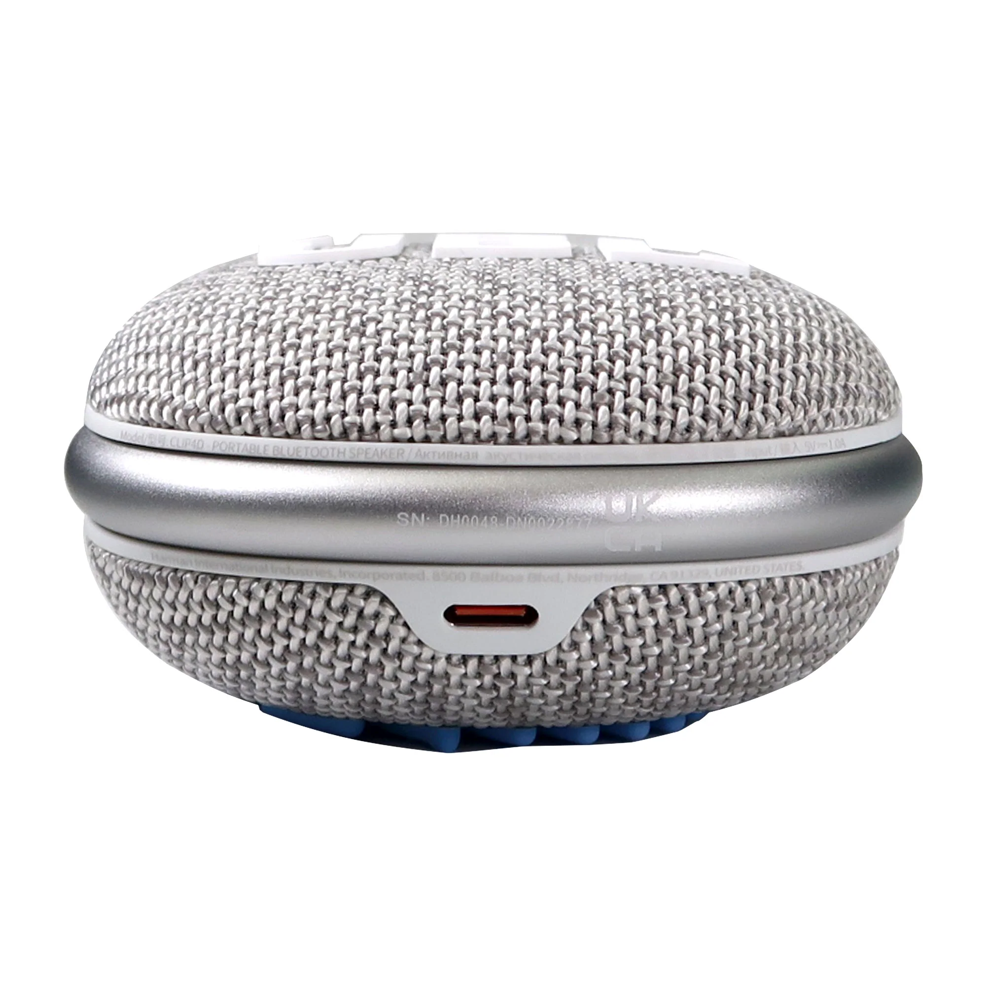 2x JBL Clip 4 Eco Ultra-Portable Waterproof Bluetooth Speaker (Cloud White) - Image 5