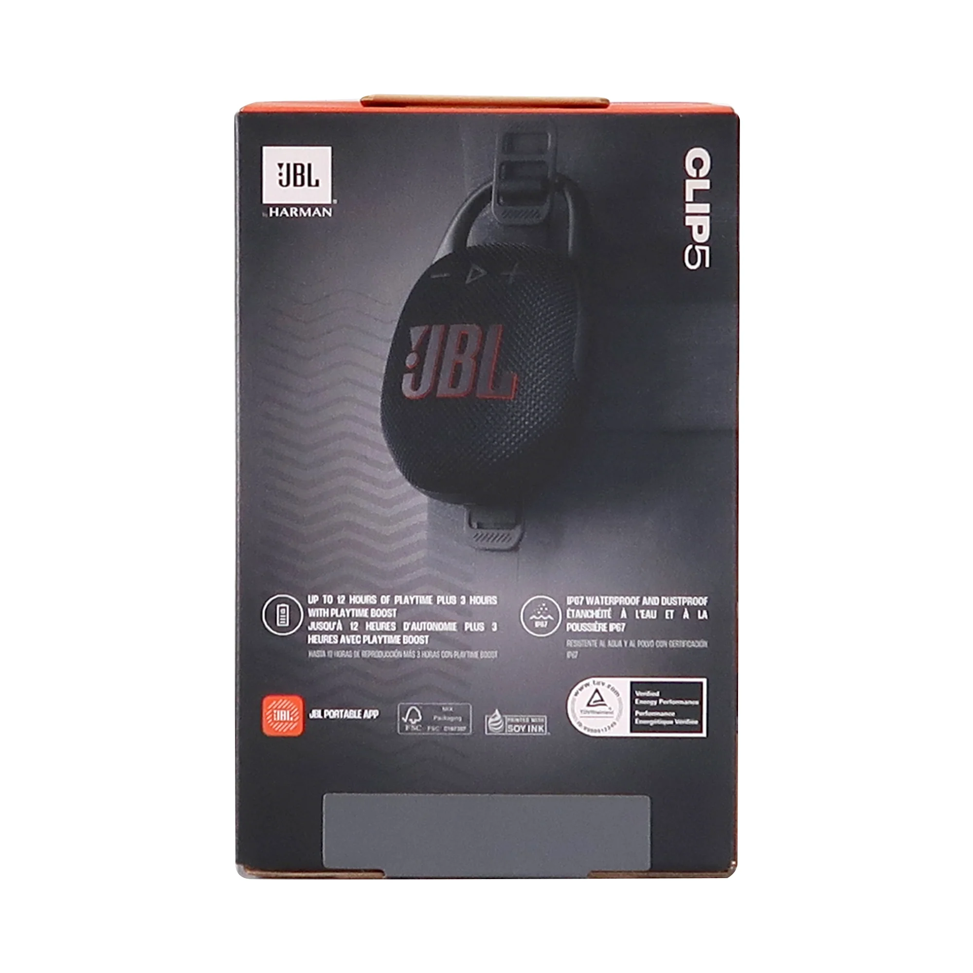 2x JBL Clip 5 Portable Waterproof Dustproof Wireless Speaker (Black) - Image 8