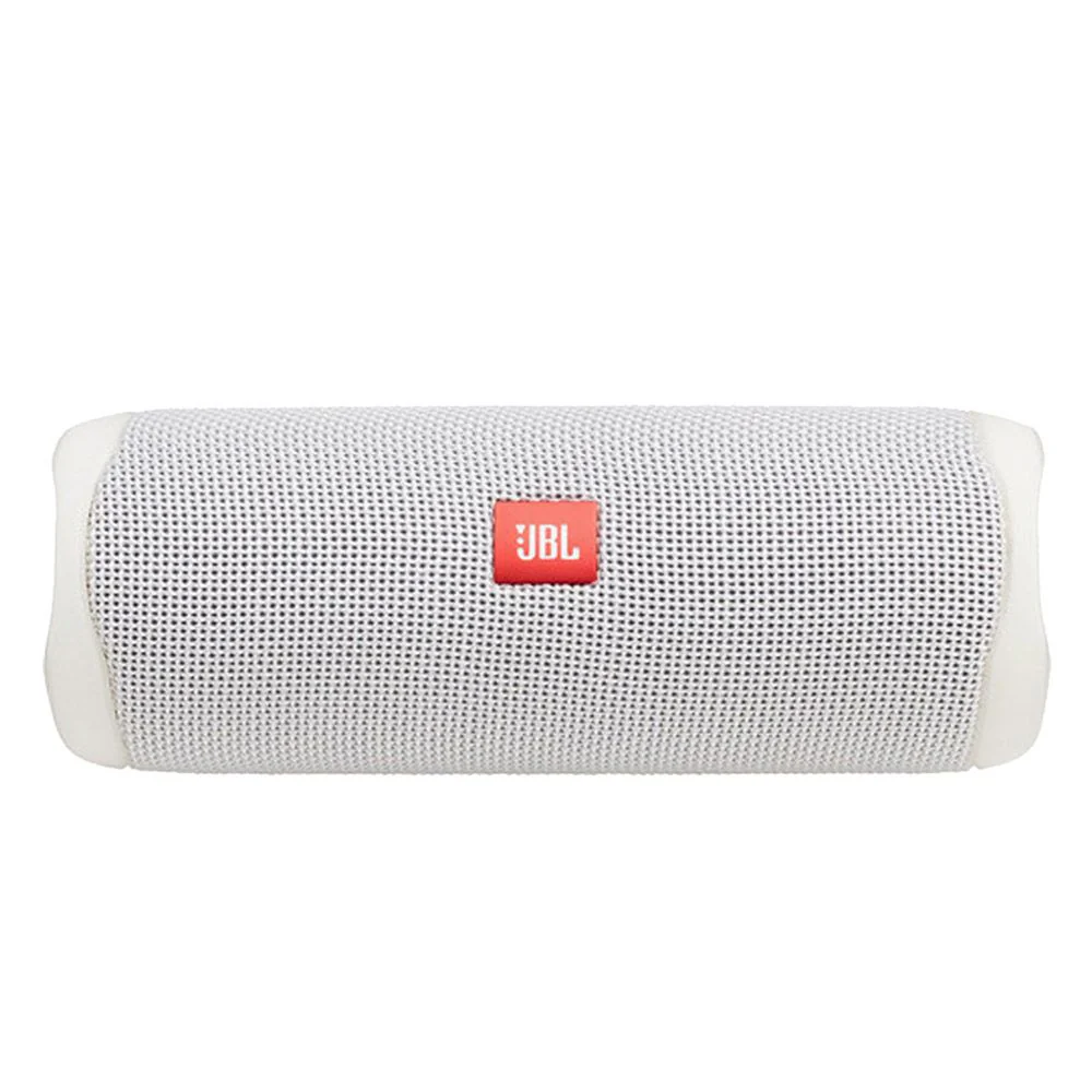 JBL FLIP 5 Portable Waterproof Bluetooth Speaker - White with Case - Image 2