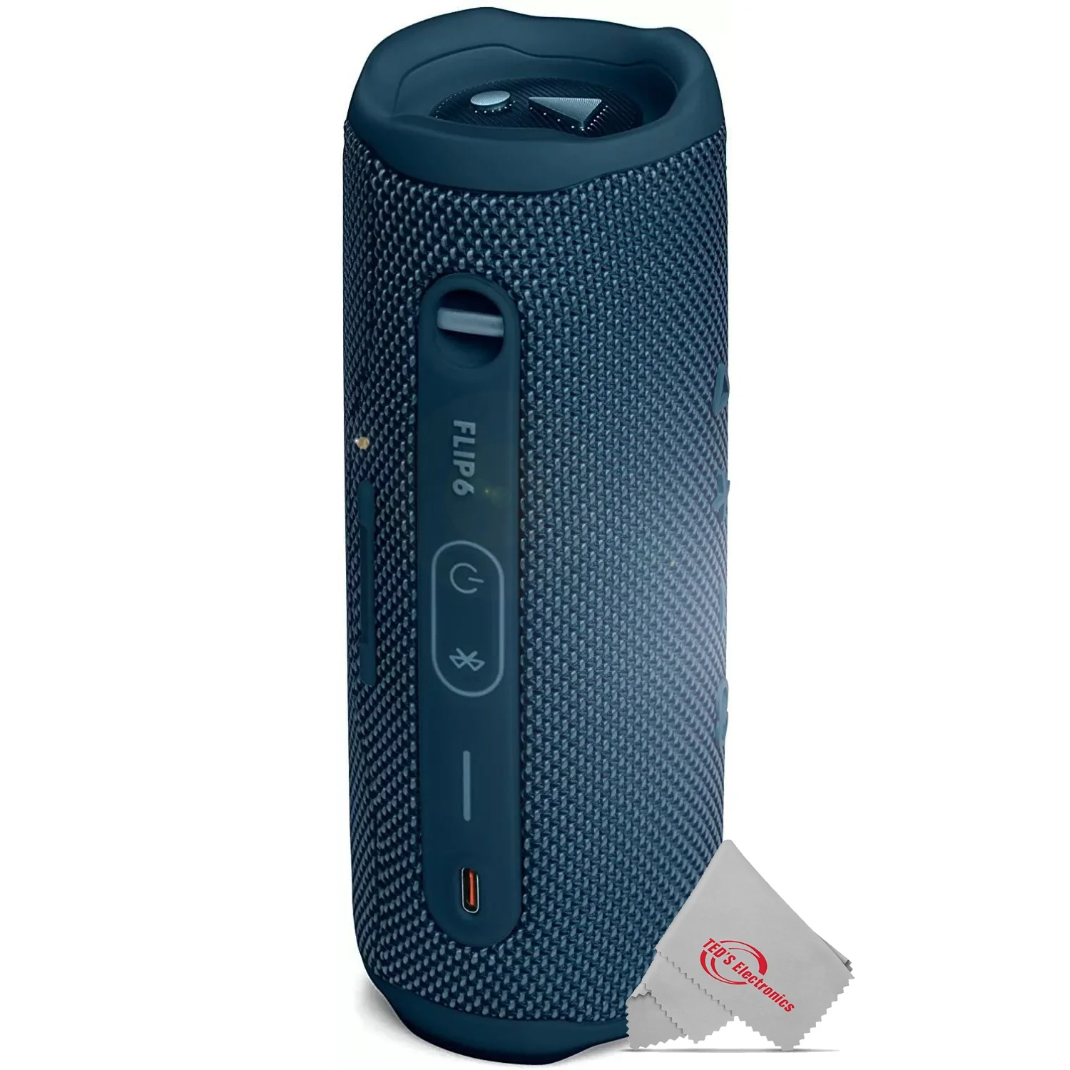 JBL FLIP 6 Wireless Portable Waterproof Speaker (Blue) with JBL Clip 5 Portable Waterproof Wireless Speaker (Blue) - Image 4