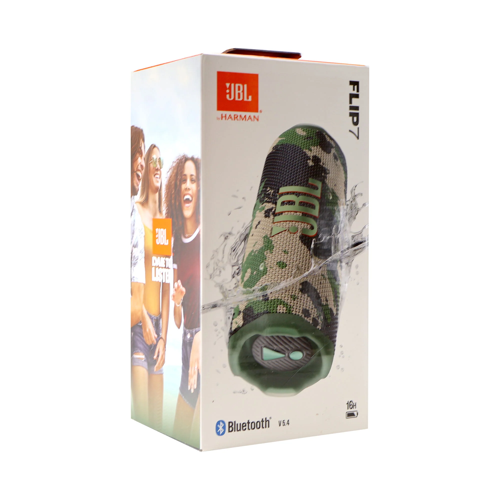 JBL Flip 7 Portable Waterproof Bluetooth Wireless Speaker (Camoflauge) - Image 4