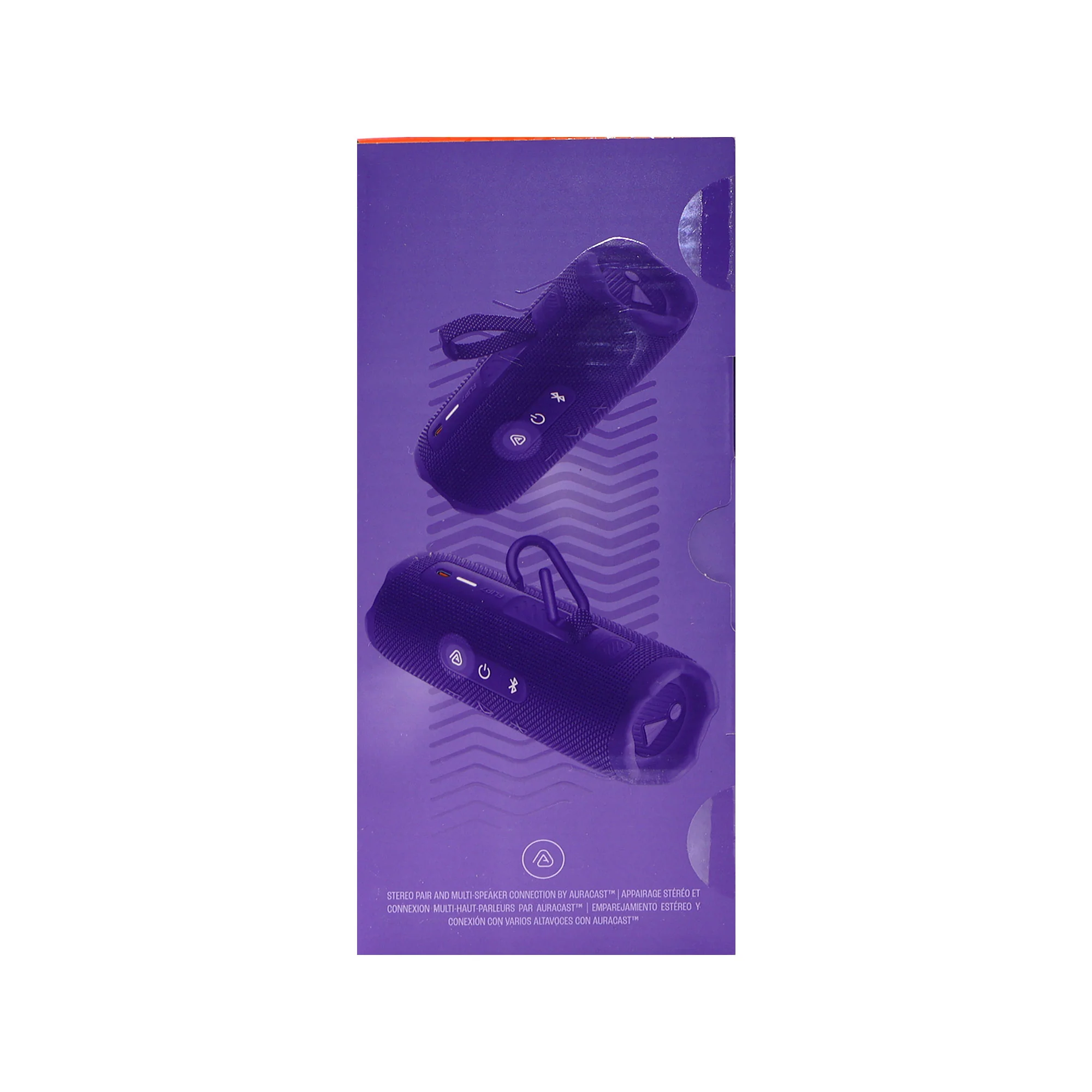 JBL Flip 7 Portable Waterproof Bluetooth Wireless Speaker (Purple) with JBL T110 in Ear Headphones - Image 6