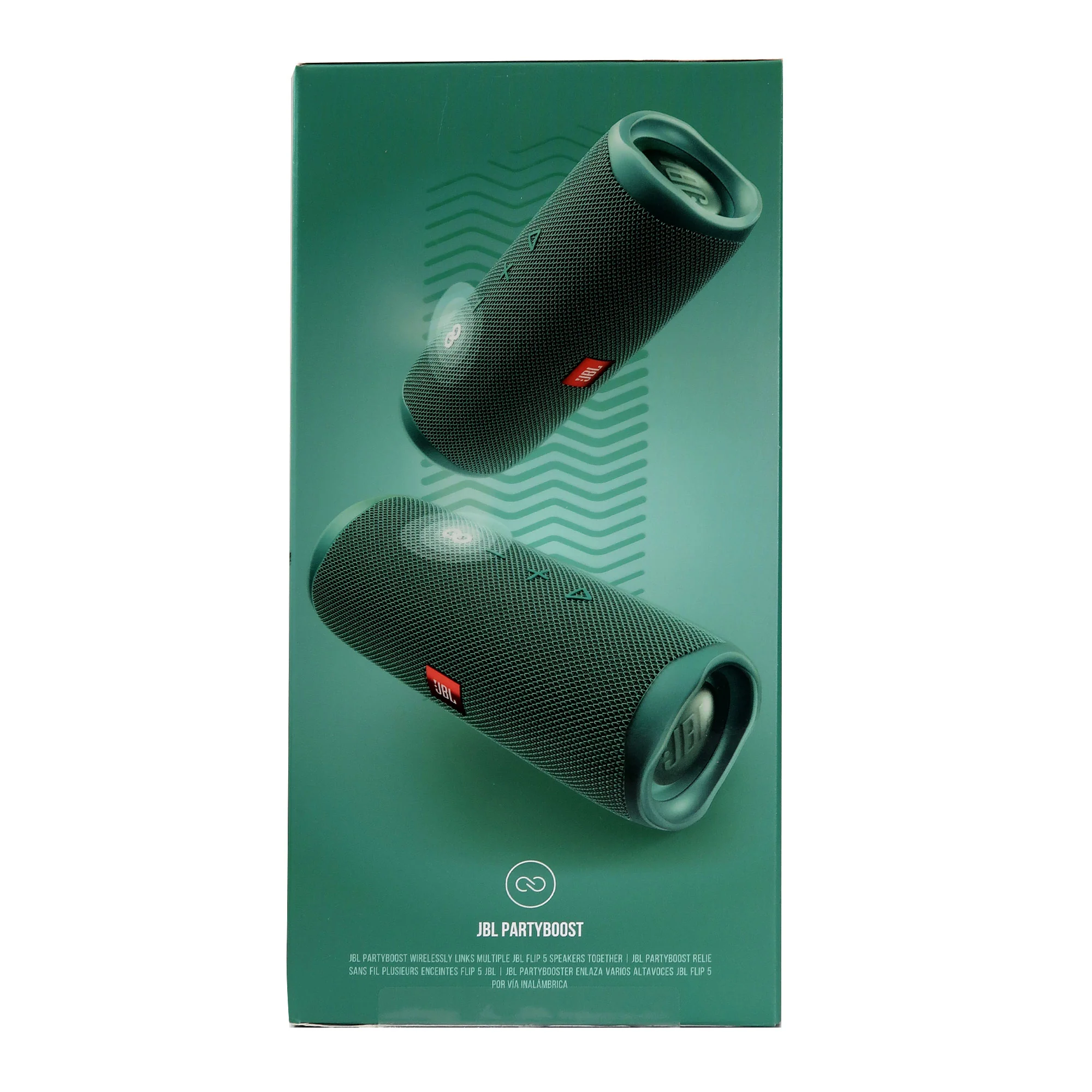 JBL Flip 5 Waterproof Bluetooth Speaker (Green, Eco Edition) - Image 5