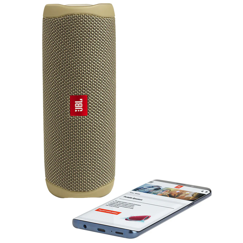JBL FLIP 5 Waterprood portable bluetooth speaker - SAND - Image 4
