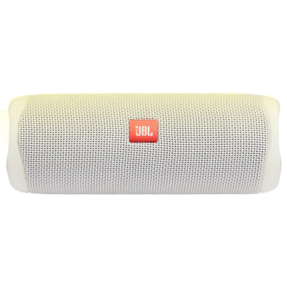 JBL FLIP 5 Waterproof Portable Waterproof Speaker - White with 8" Padded Case - Image 2