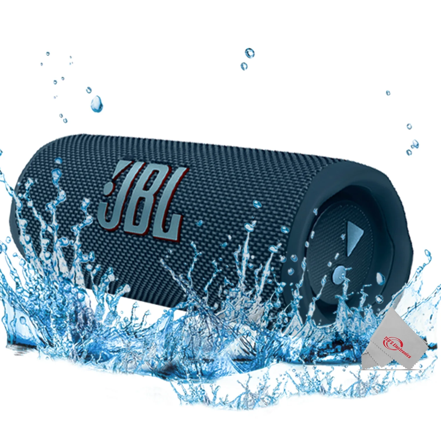 JBL FLIP 6 Wireless Portable Waterproof Speaker - Blue - Image 5