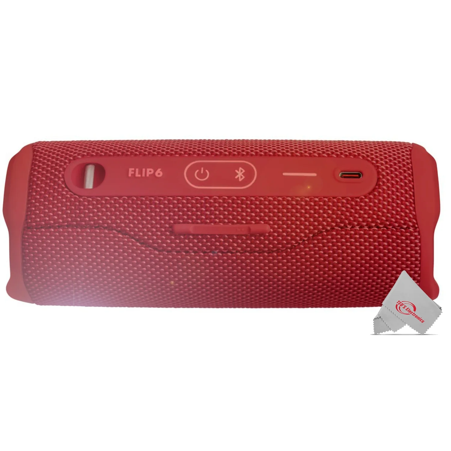 JBL FLIP 6 Wireless Portable Waterproof Speaker - Red - Image 3