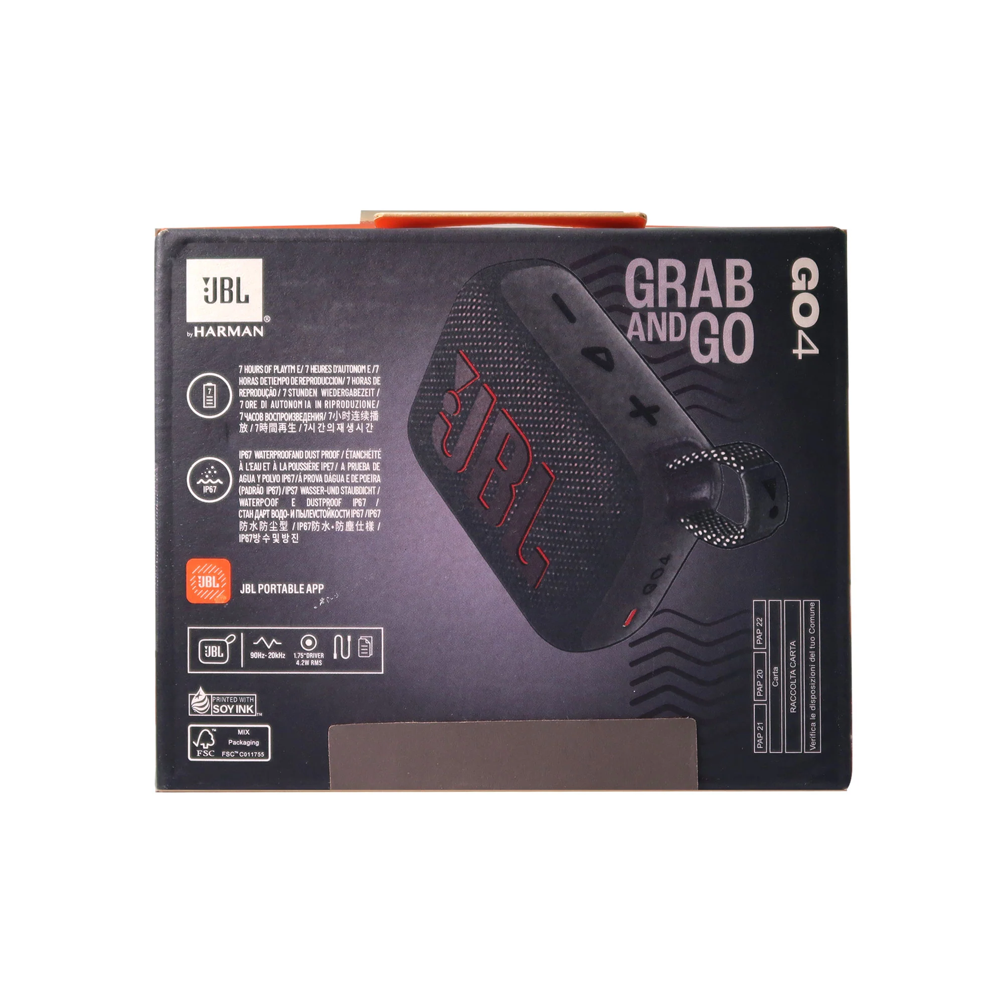 JBL Go 4 Portable Bluetooth Speaker (Black) - 2 Unit - Image 9