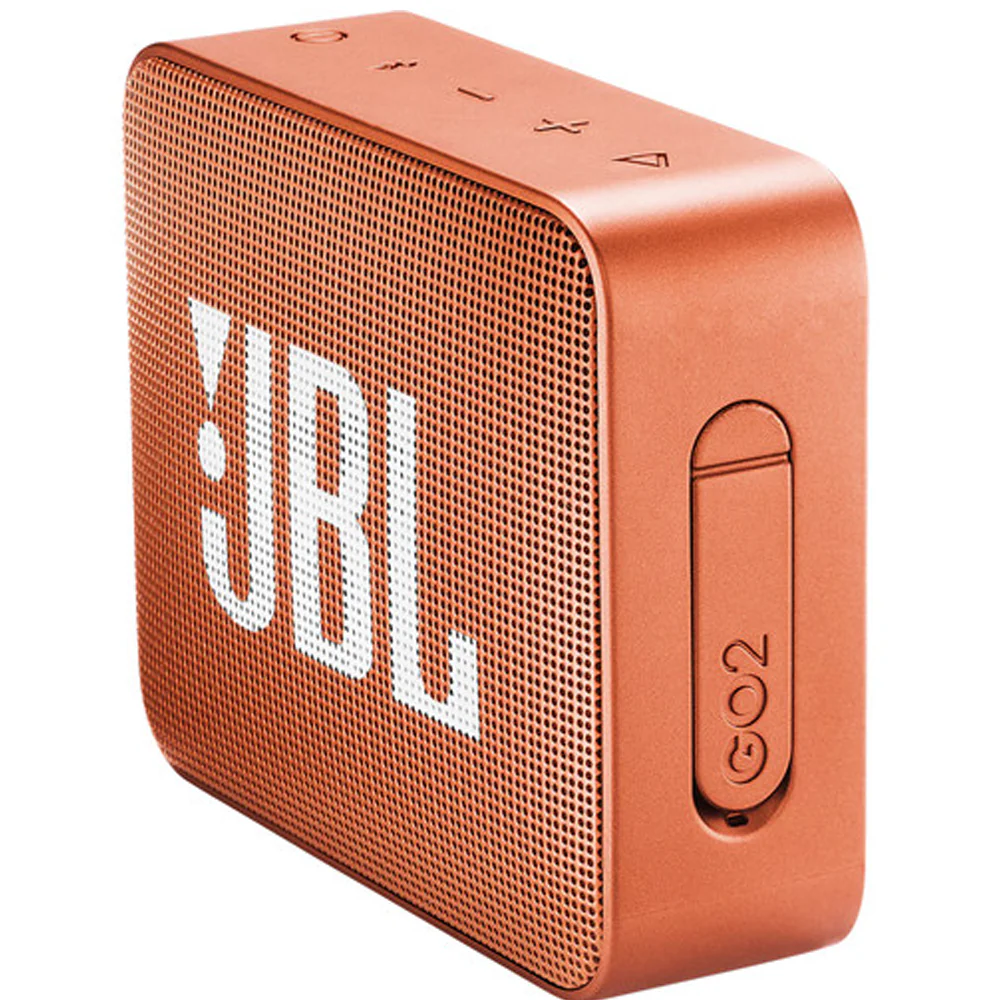 JBL Go 2 Wireless Waterproof Bluetooth Speaker Coral Orange - Image 4