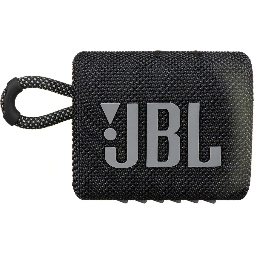 JBL Go 3 Portable Bluetooth Speaker Black with JBL T110 in Ear Headphones - Image 2