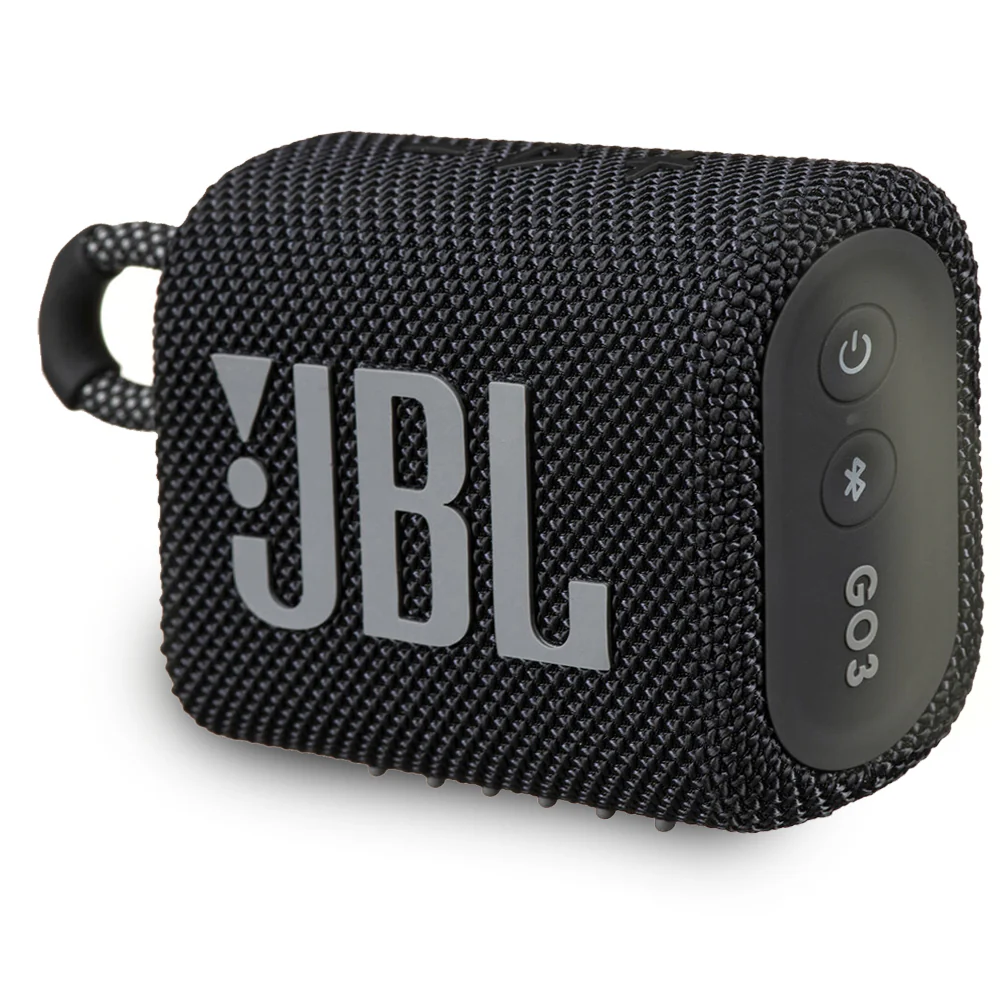 JBL Go 3 Portable Bluetooth Speaker Black with JBL T110 in Ear Headphones - Image 3