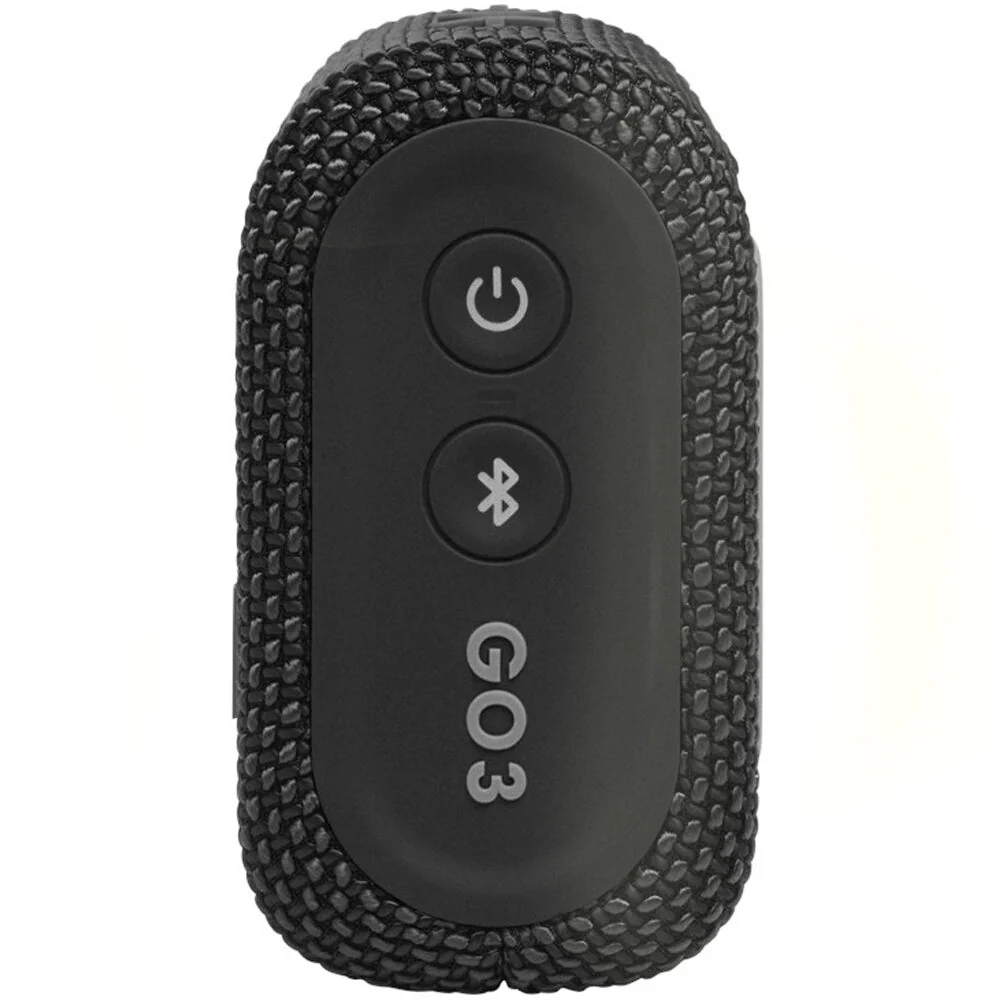 JBL Go 3 Portable Waterproof Wireless IP67 Dustproof Outdoor Bluetooth Speaker (Black) with Soft Pouch Bag - Image 4