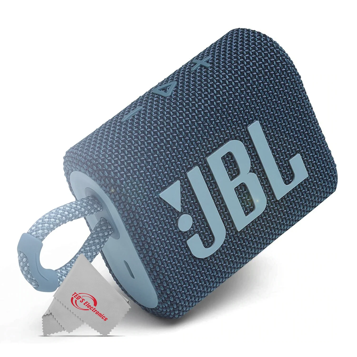 JBL Go 3 Portable Waterproof Wireless IP67 Dustproof Outdoor Bluetooth Speaker (Blue) with Soft Pouch Bag - Image 3