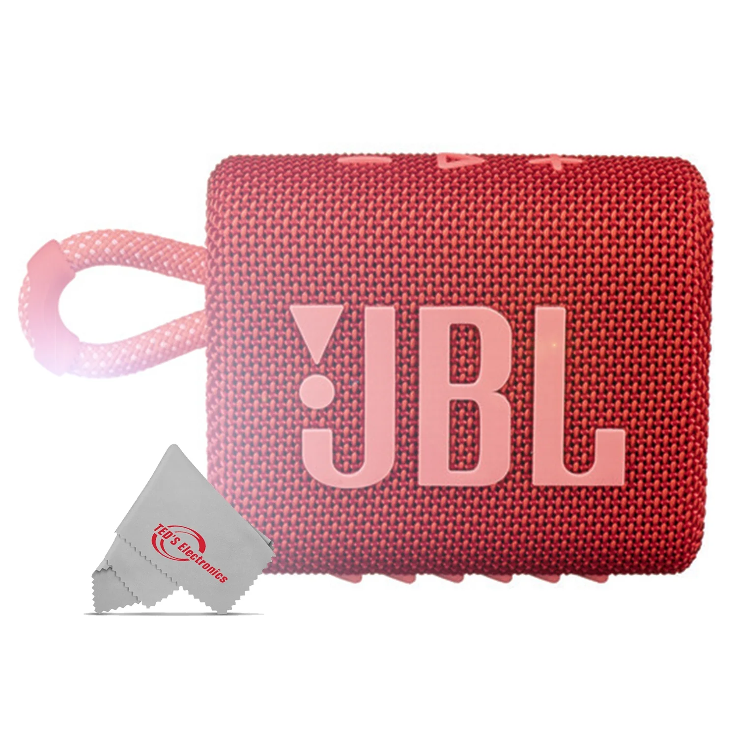 JBL Go 3 Portable Bluetooth Waterproof Speaker Red - Image 2