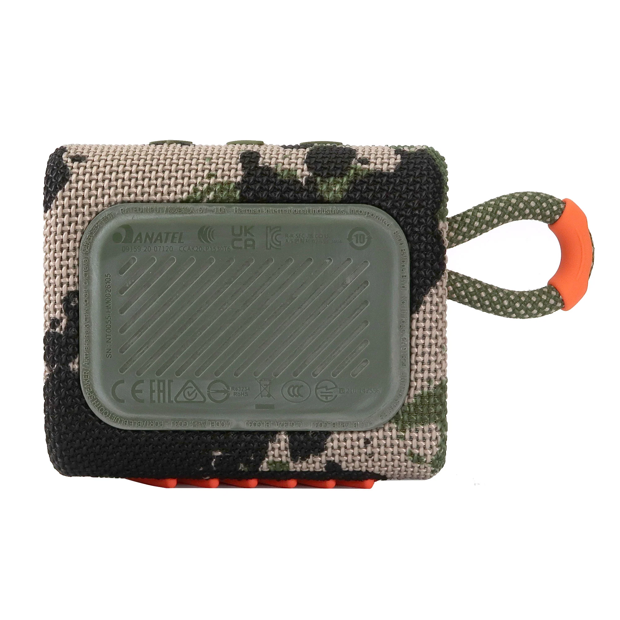 JBL Go 3 Portable Waterproof Bluetooth Speaker (Squad) with JBL T110 In Ear Headphones - Image 3