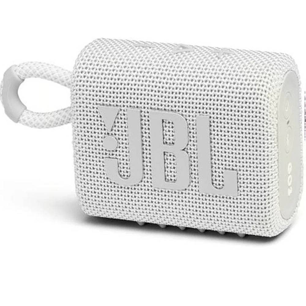 2x JBL Go 3 Portable Waterproof Wireless IP67 Dustproof Outdoor Bluetooth Speaker (White) - Image 3