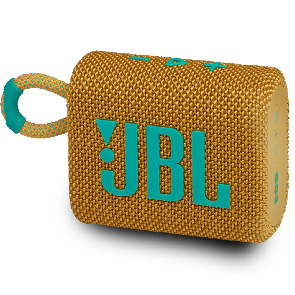 3x JBL Go 3 Portable Waterproof Wireless IP67 Dustproof Outdoor Bluetooth Speaker (Yellow) - Image 3