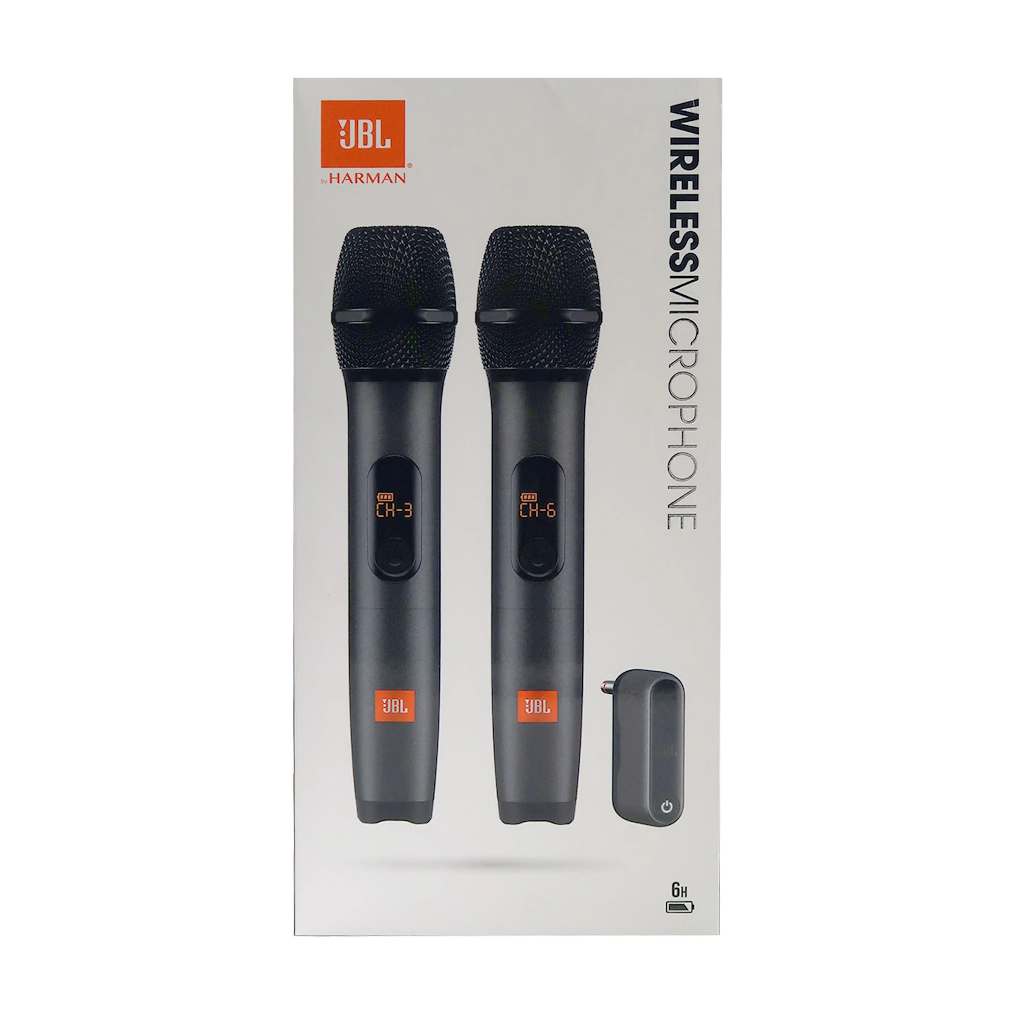 JBL Wireless Two Microphone System with Dual-Channel Receiver, Black - Image 5