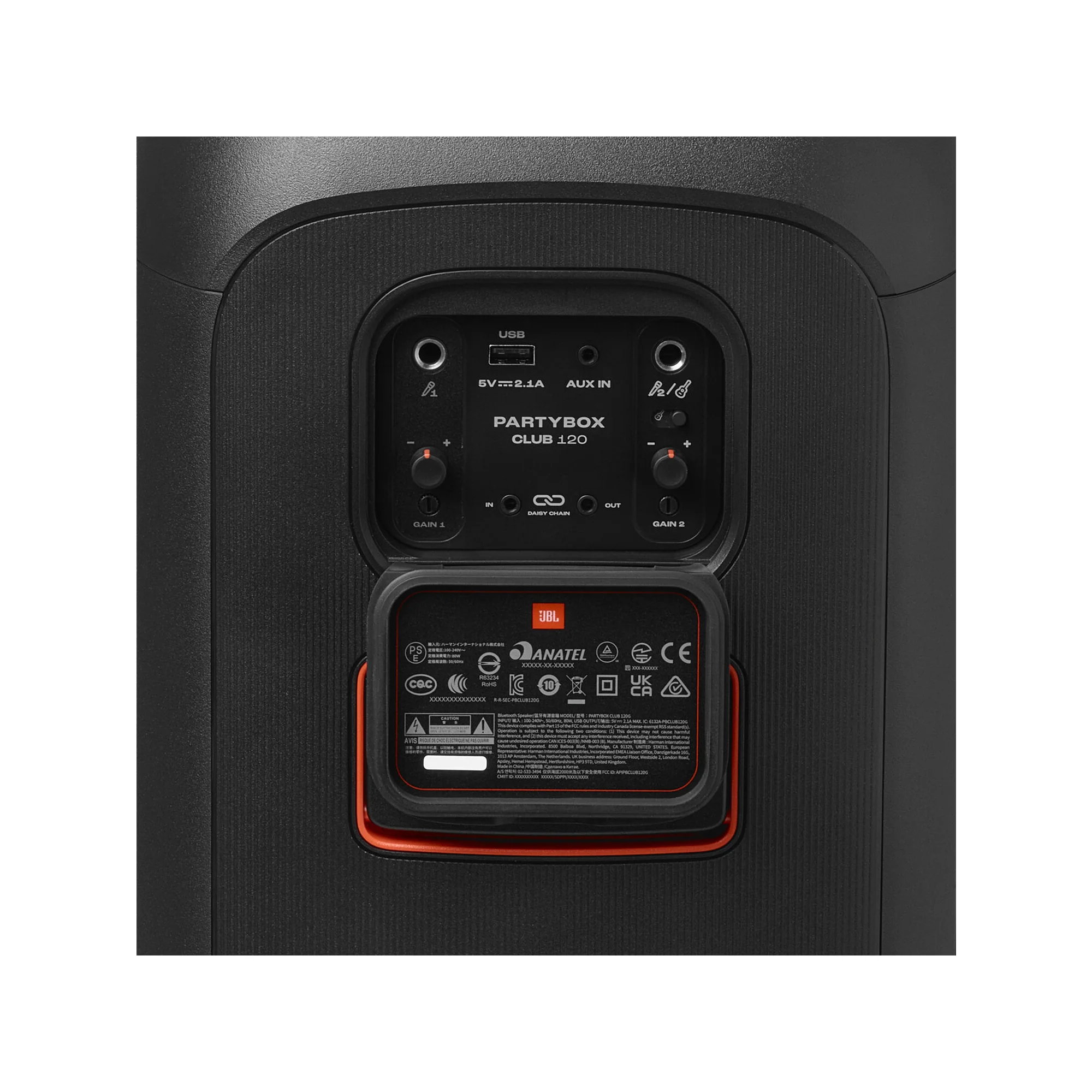 JBL PartyBox Club 120 160W Wireless Party Speaker (Black) - Image 7