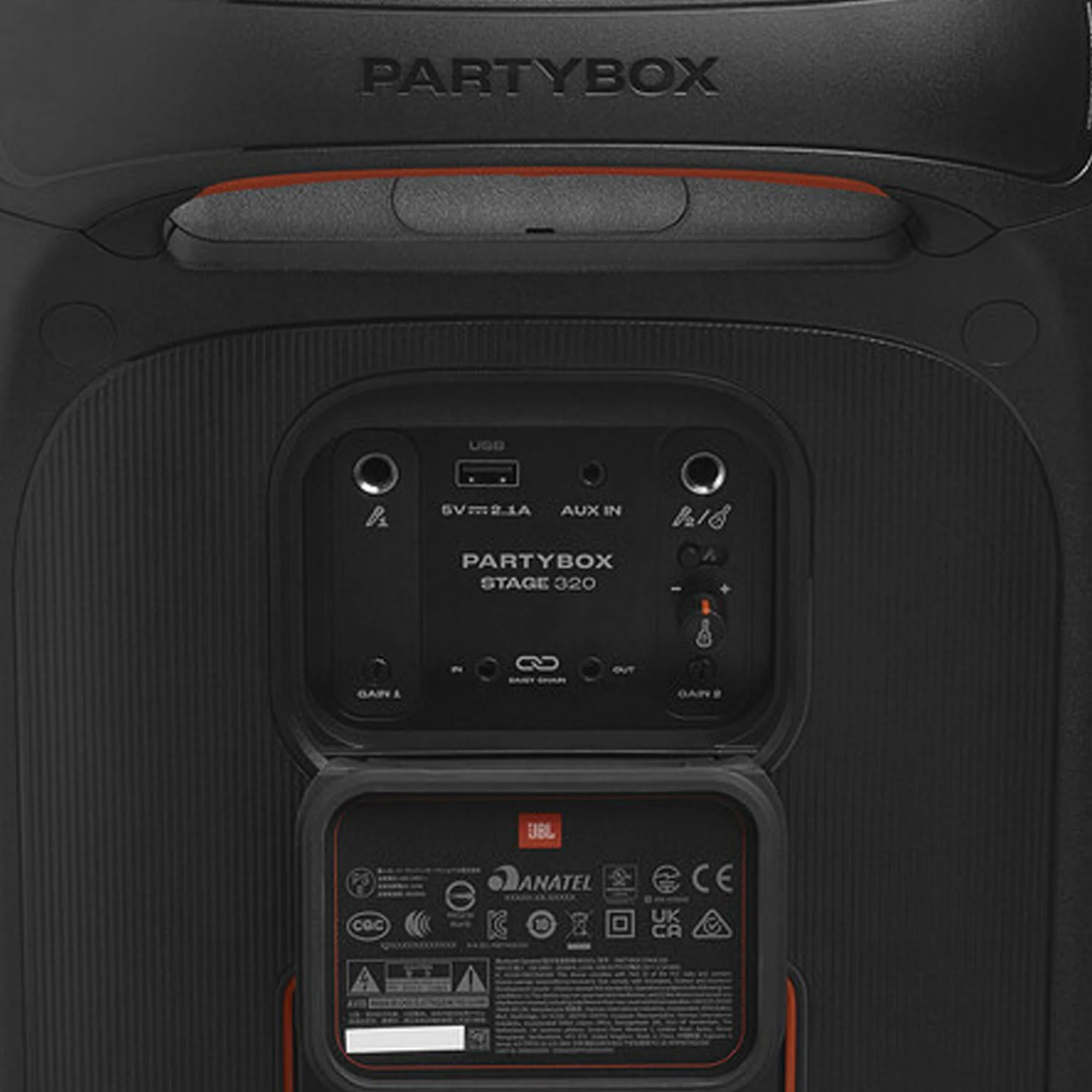 JBL PartyBox Stage 320 240W Wireless Party Speaker (Black) - Image 8