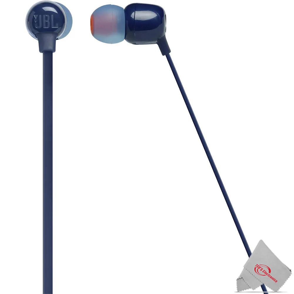 JBL TUNE 115BT Wireless In-ear Headphones with JBL Pure Bass sound BLUE - Image 2