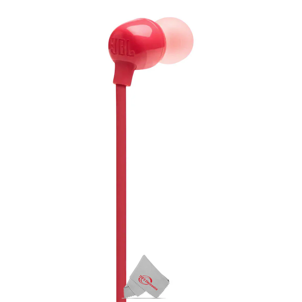 JBL TUNE 115BT Wireless In-Ear Headphones Pure Bass Sound Coral with Mic - Image 3