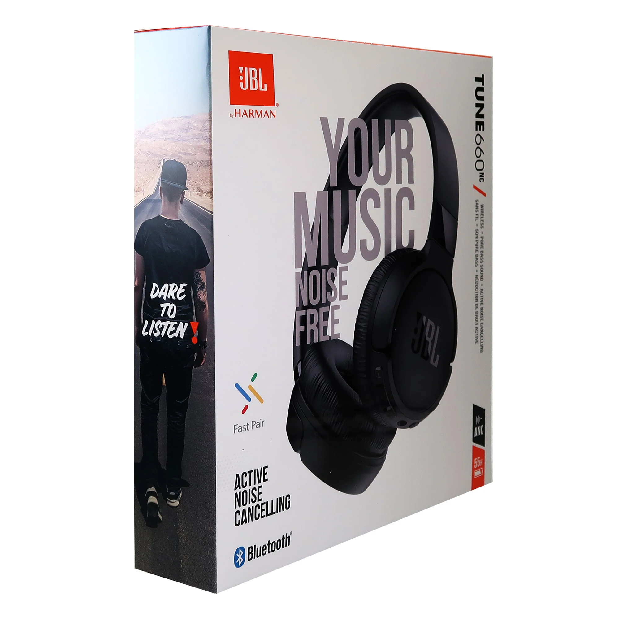 JBL Tune 660NC Noise-Canceling Wireless On-Ear Headphones (Black) - Image 8