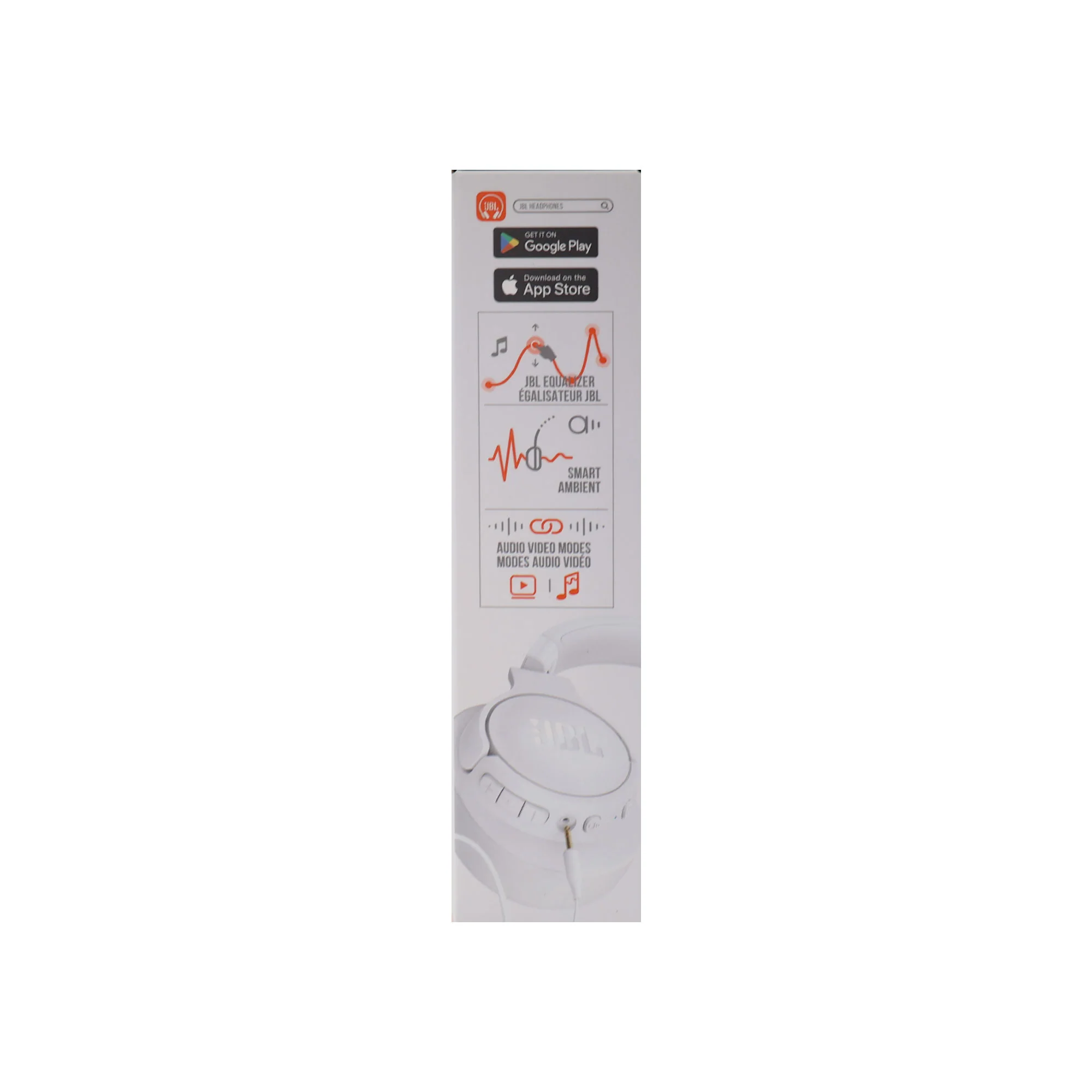 JBL Tune 770NC Noise-Cancelling Over-Ear Headphones (White) with JBL T110 in Ear Headphones and Fitness and Wellness Plus Software Suite - Image 9