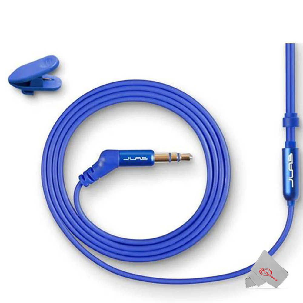 JLAB Jbuds Sleek 6mm Metal Earbuds Blue with 6mm Japanese Cobalt Magnet - Image 2