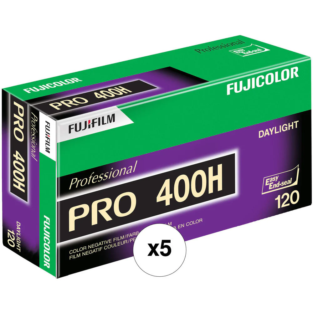 FUJIFILM Fujicolor PRO 400H Color Negative Film, 5 Pk + Portra 400 Color Negative Film, 5 Pk - Image 4