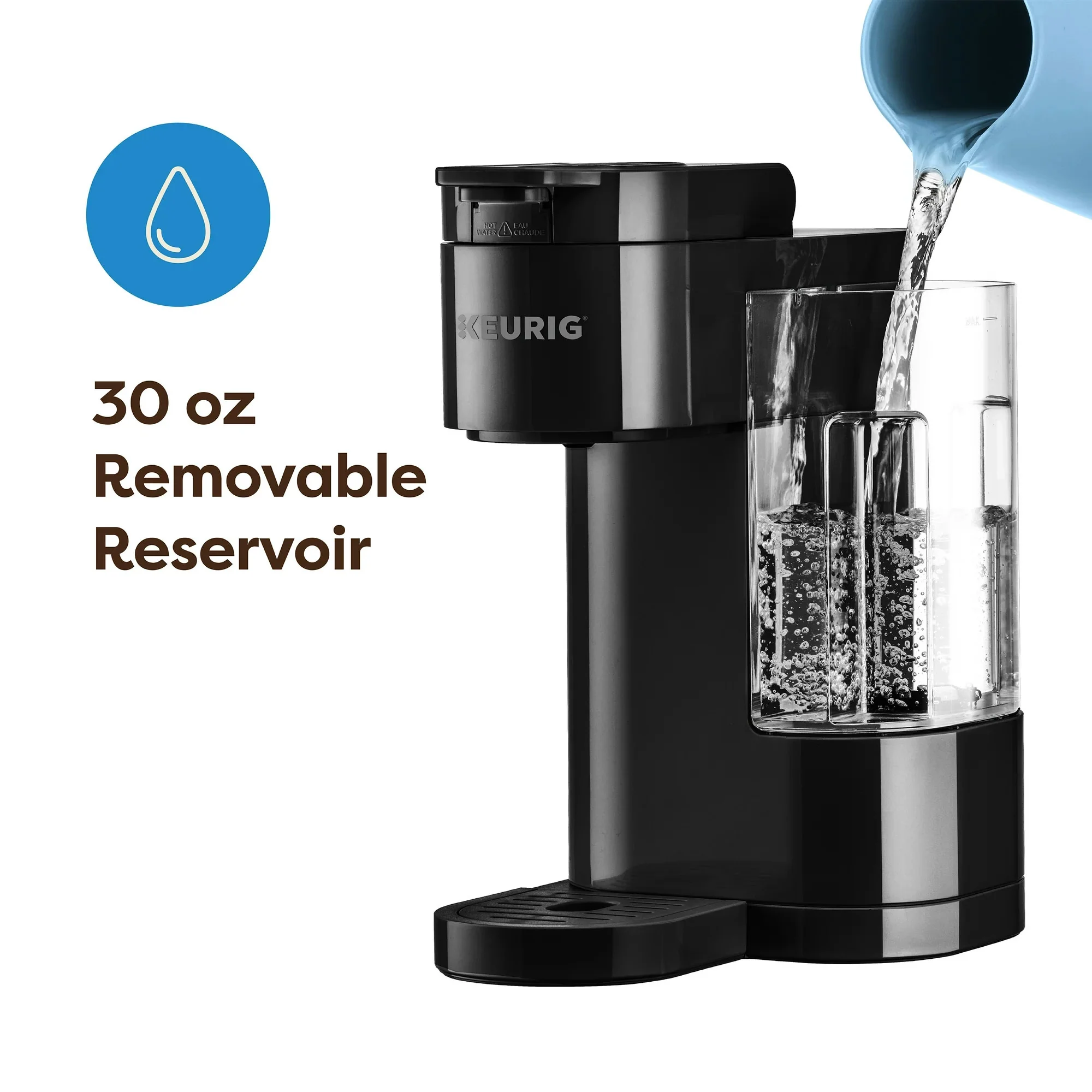 Keurig K-Express Essentials Black Single-Serve K-Cup Pod Coffee Maker - Image 6
