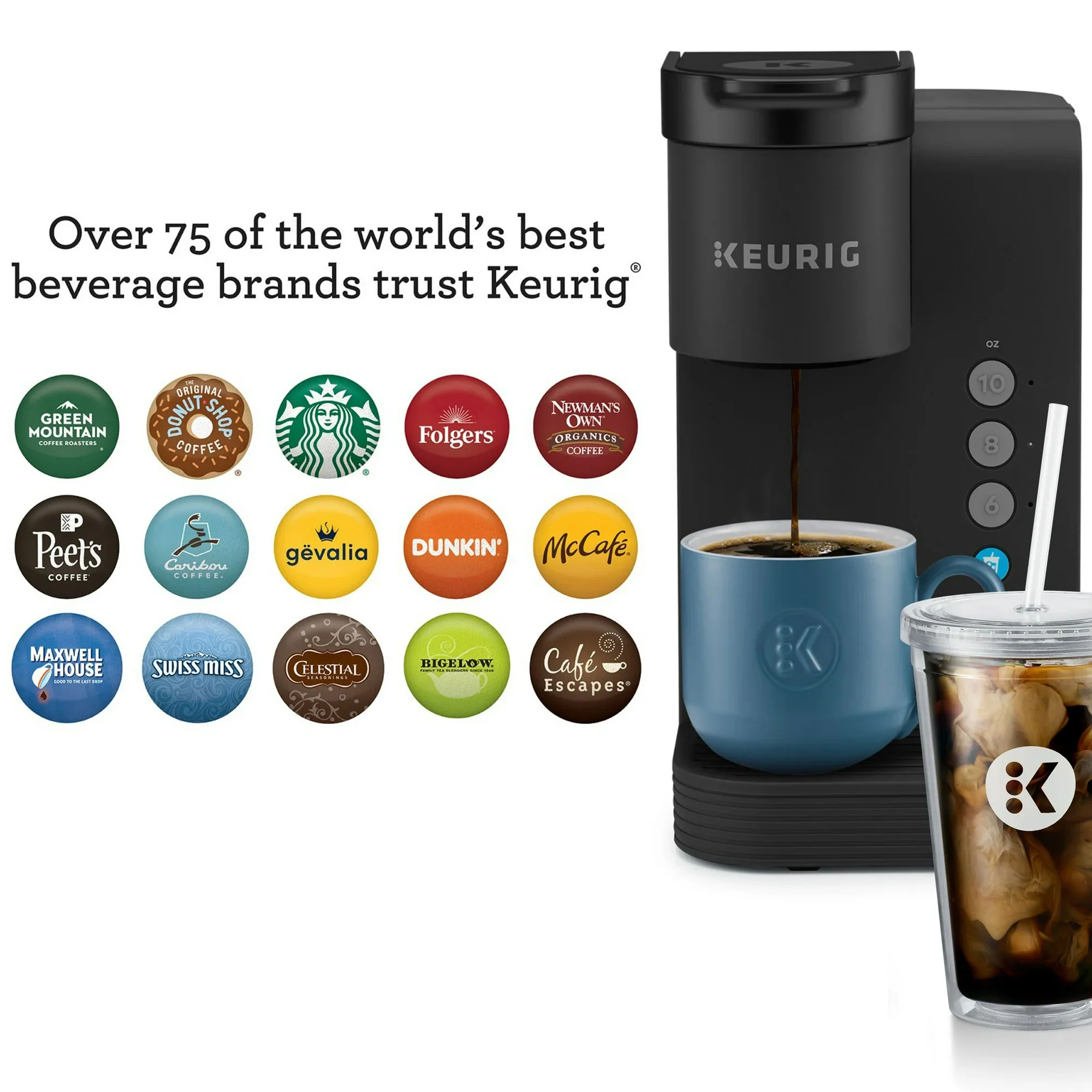 Keurig K-Express Essentials Single Serve K-Cup Pod Coffee Maker, Black - Image 10