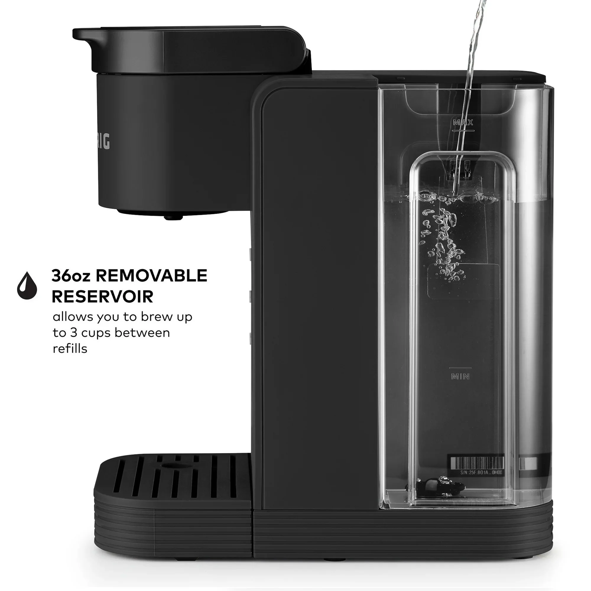 Keurig K-Express Essentials Single Serve K-Cup Pod Coffee Maker, Black - Image 6