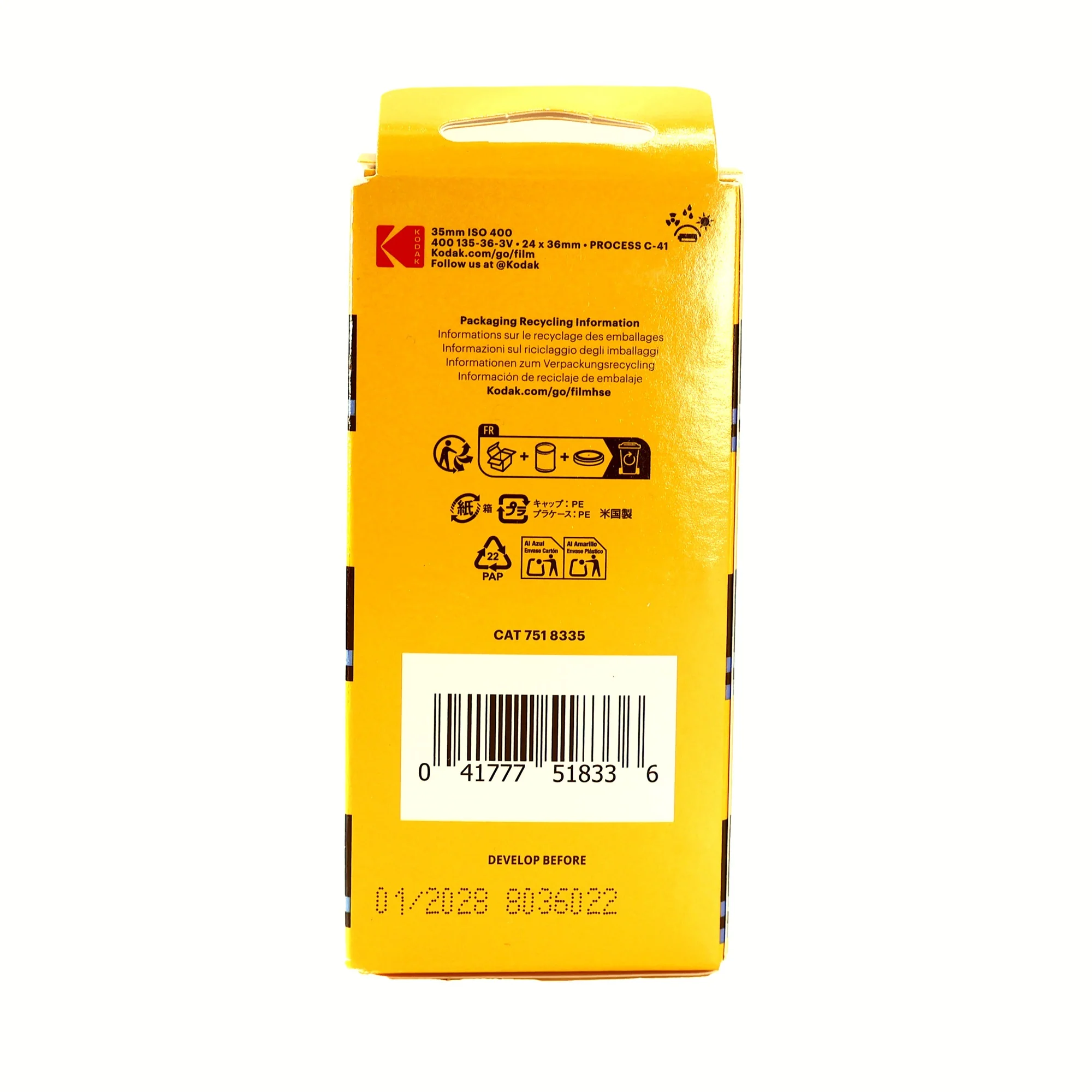 Kodak Eastman UltraMax 400 Color Negative Film (35mm, 36 Exp, 3-Pack) with 3x Ilford HP5 Plus Black and White Negative Film (35mm, 36 Exp) - Image 7