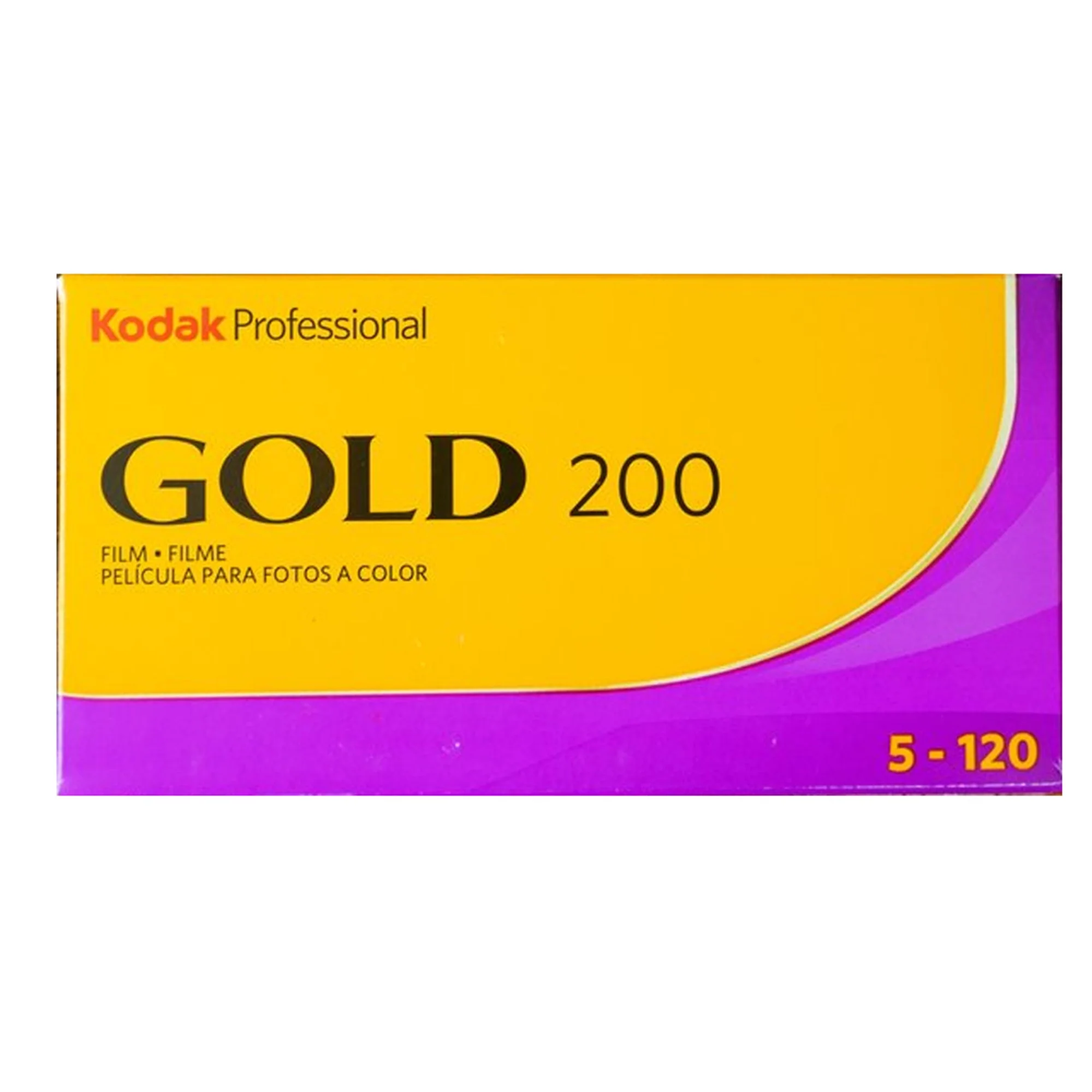 Kodak Professional Gold 200 Color Negative Film (120 Roll Film, 5-Pack) - Image 2