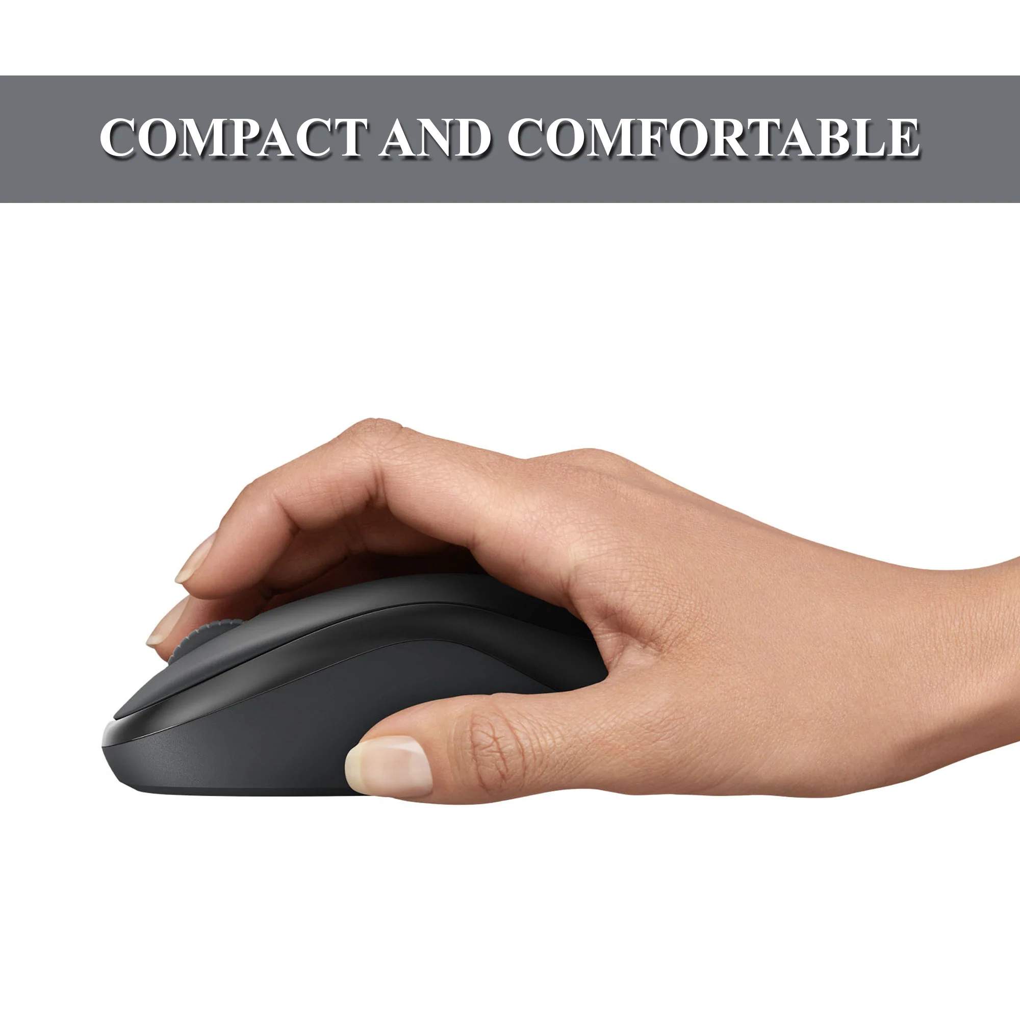 3x Logitech Silent Touch Wireless Mouse (Black) - Image 7