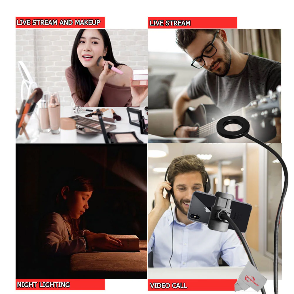 Hollyland LARK M2 Wireless Lavalier Microphone with Lightning Plug (,Shine Charcoal) + Selfie Ring Light  + Music Maker Mix and Master Software - Image 10