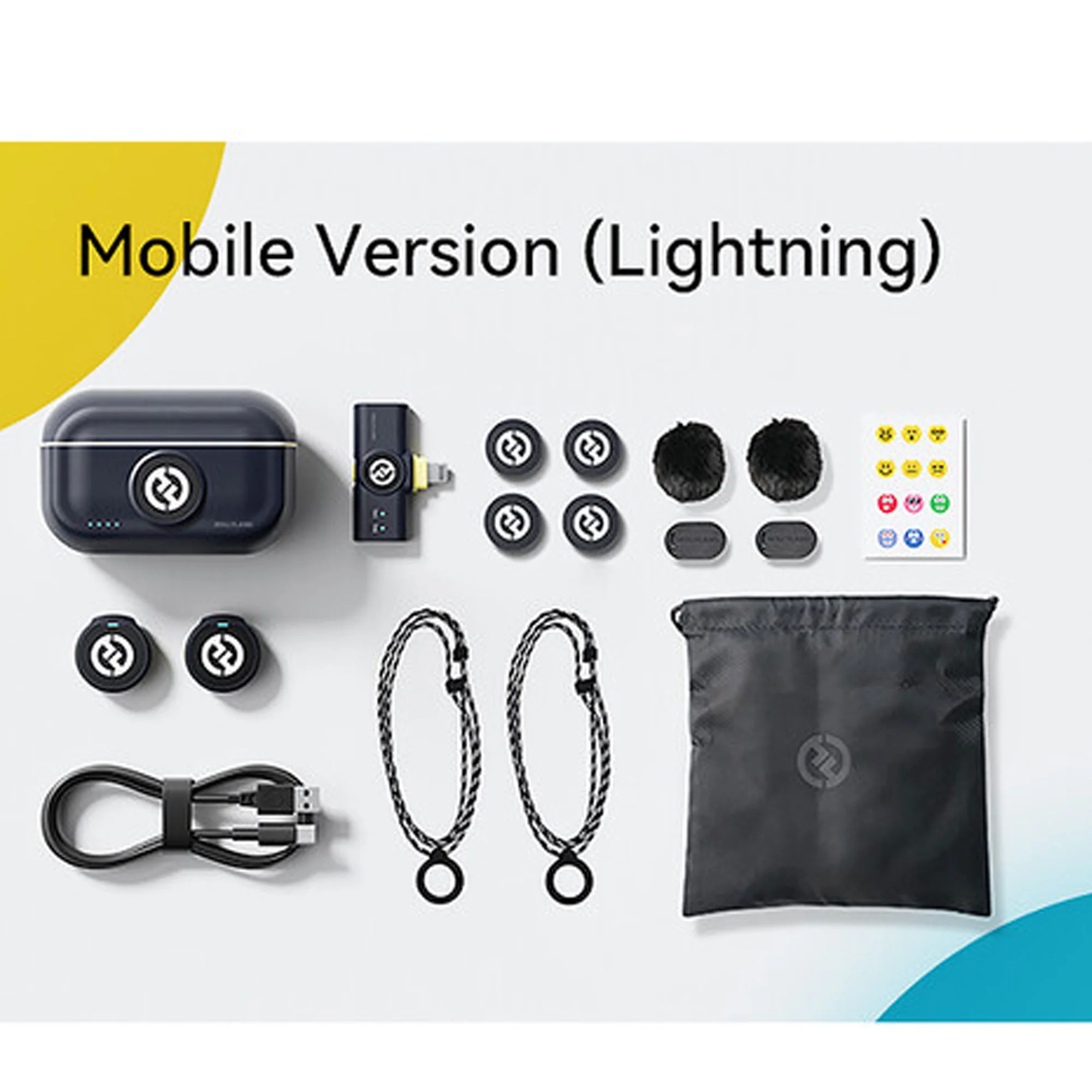 Hollyland LARK M2 Wireless Lavalier Microphone with Lightning Plug (,Shine Charcoal) + Selfie Ring Light  + Music Maker Mix and Master Software - Image 7